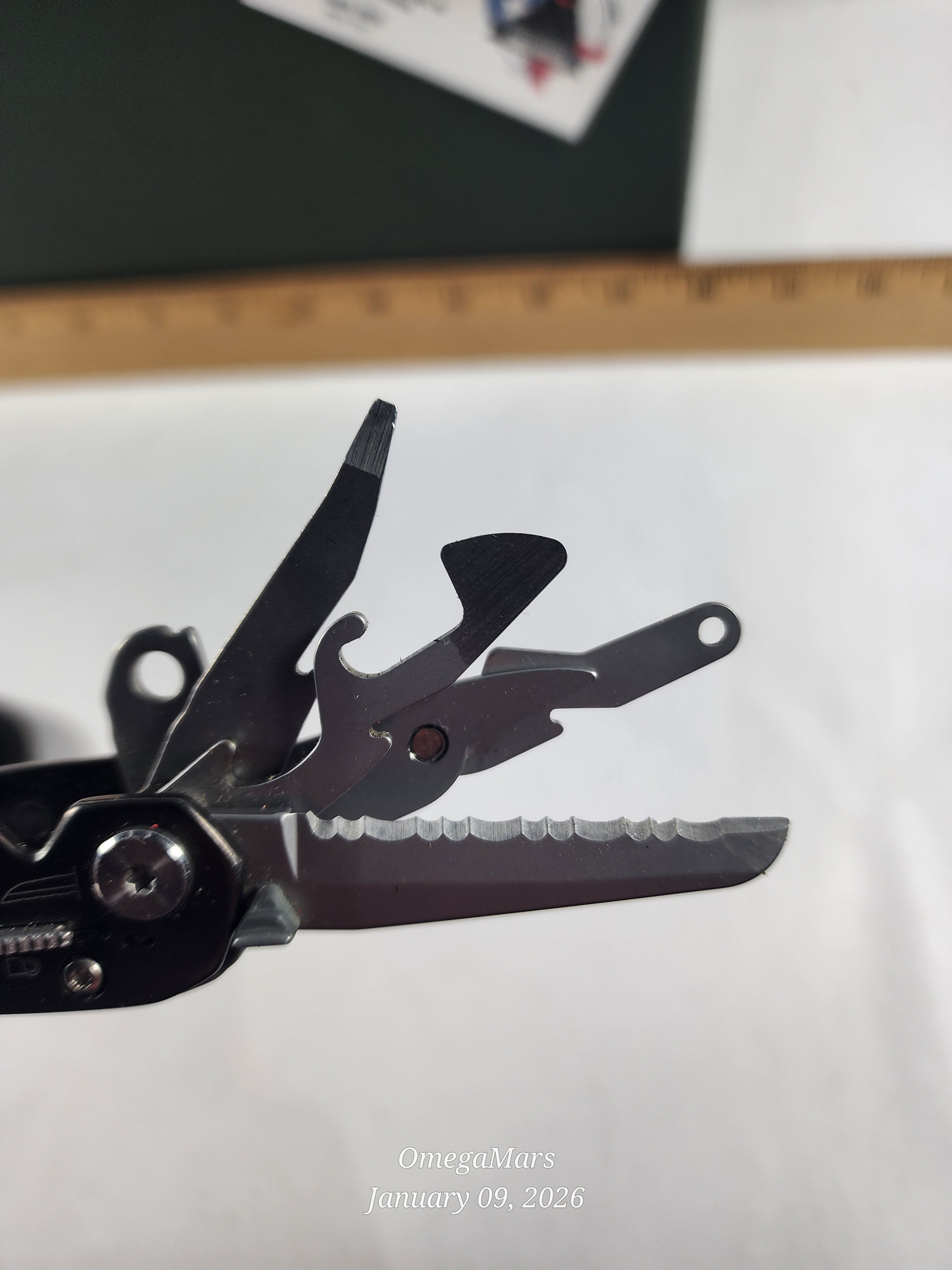 Gerber Bear Grylls Ultimate Gray Stainless Steel Multi-Tool Pliers 12 Tool