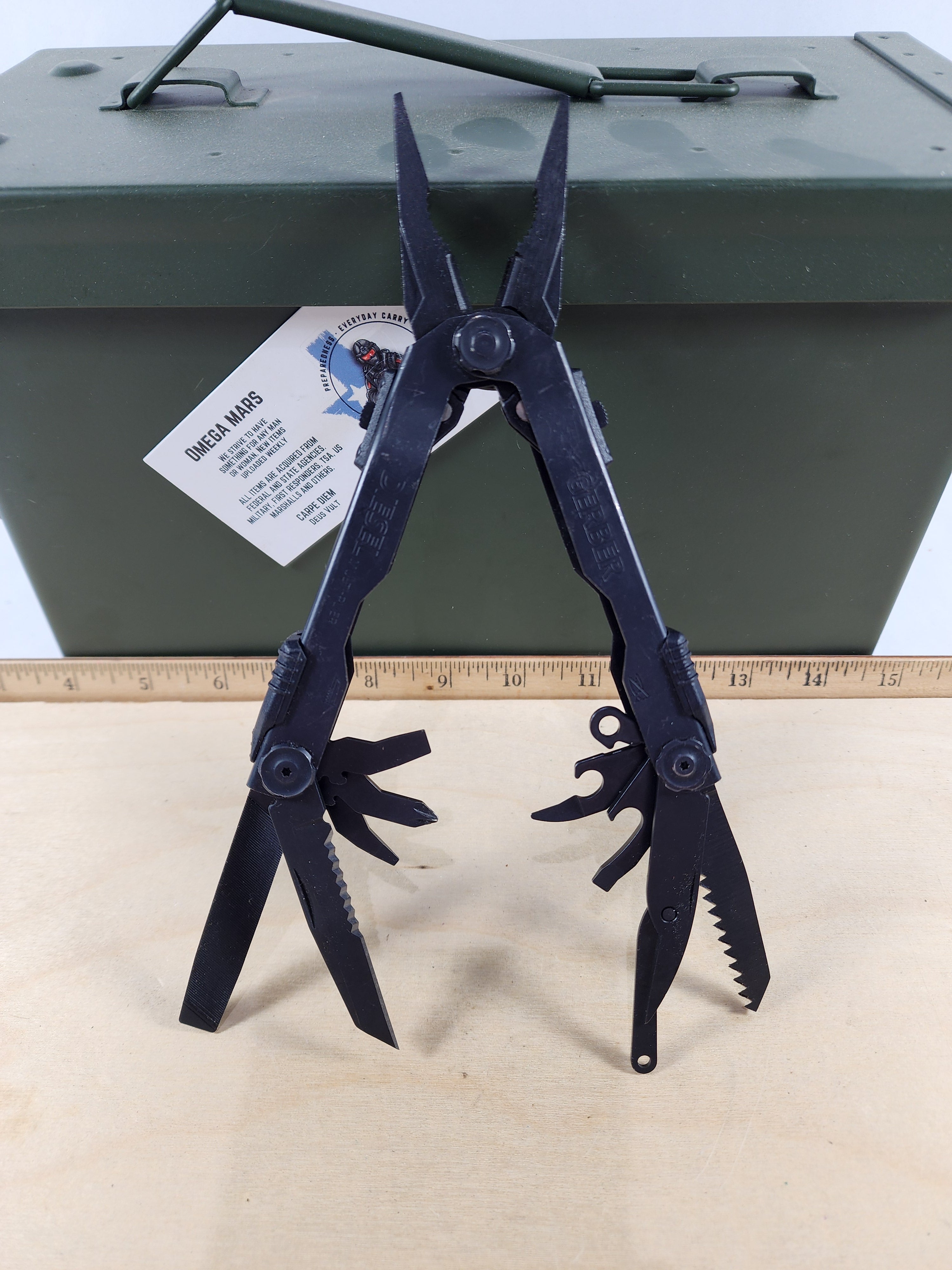 Gerber Diesel Multi-Plier Multi-Tool Black/Stainless (MSRP 129.95)