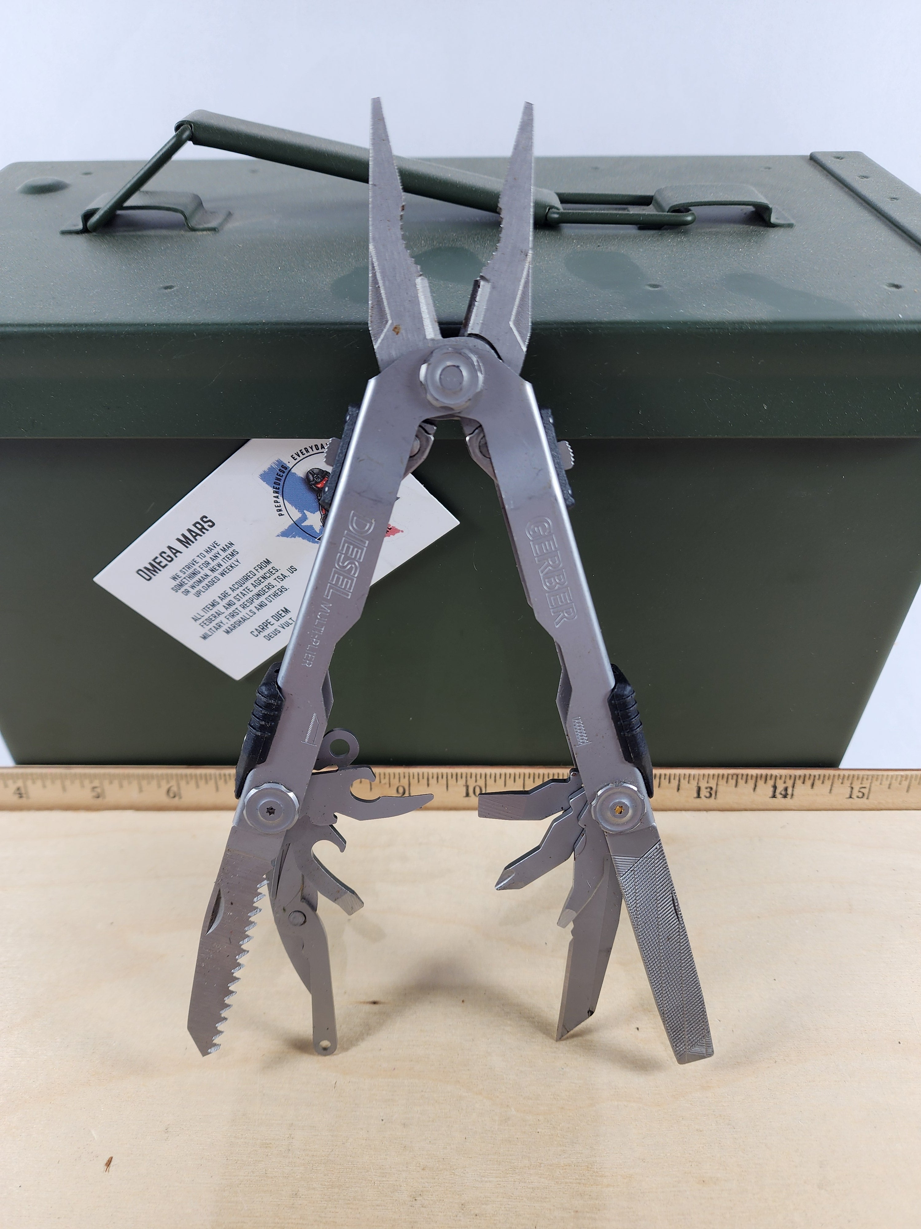 Gerber Diesel Multi-Plier Multi-Tool Black/Stainless (MSRP 129.95)
