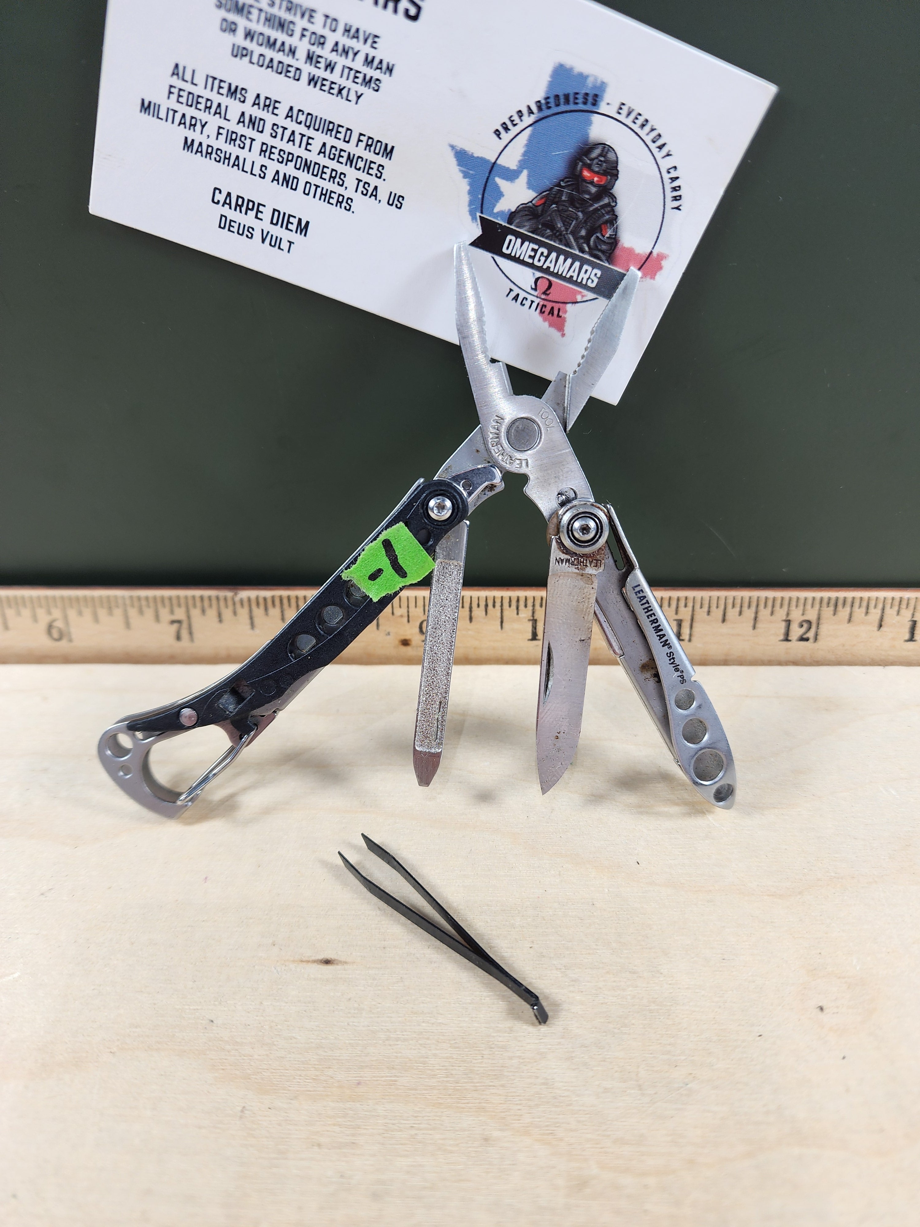 Leatherman Style PS #-1 Customized, scissors replaced with blade