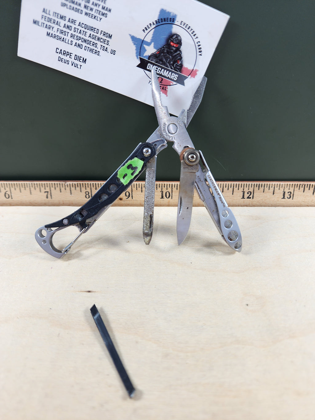 Leatherman Style PS #-3 Customized scissors replace with knife, dirty