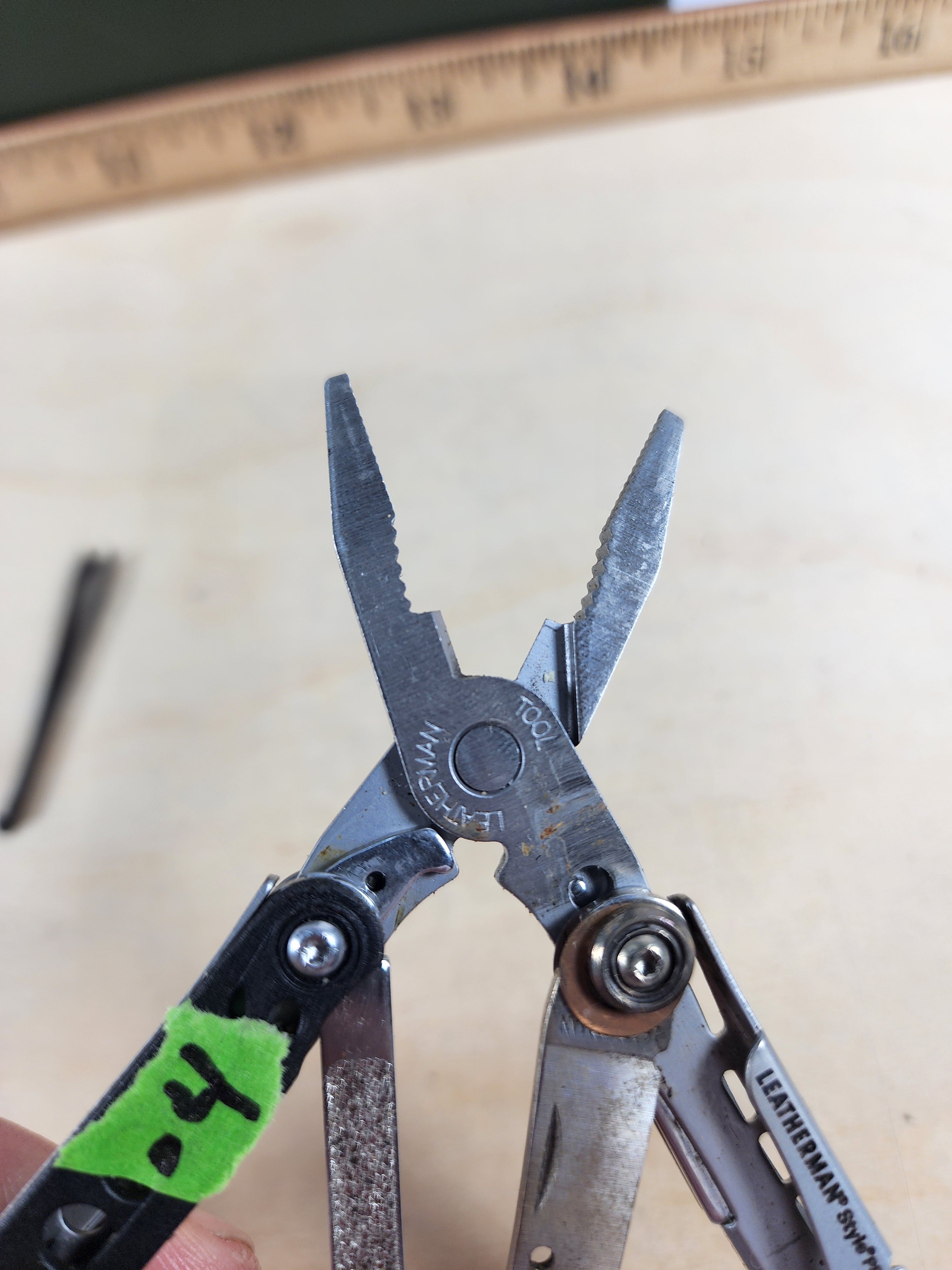 Leatherman Style PS #-4 Customized, knife replaced scissors, light usage, dirty