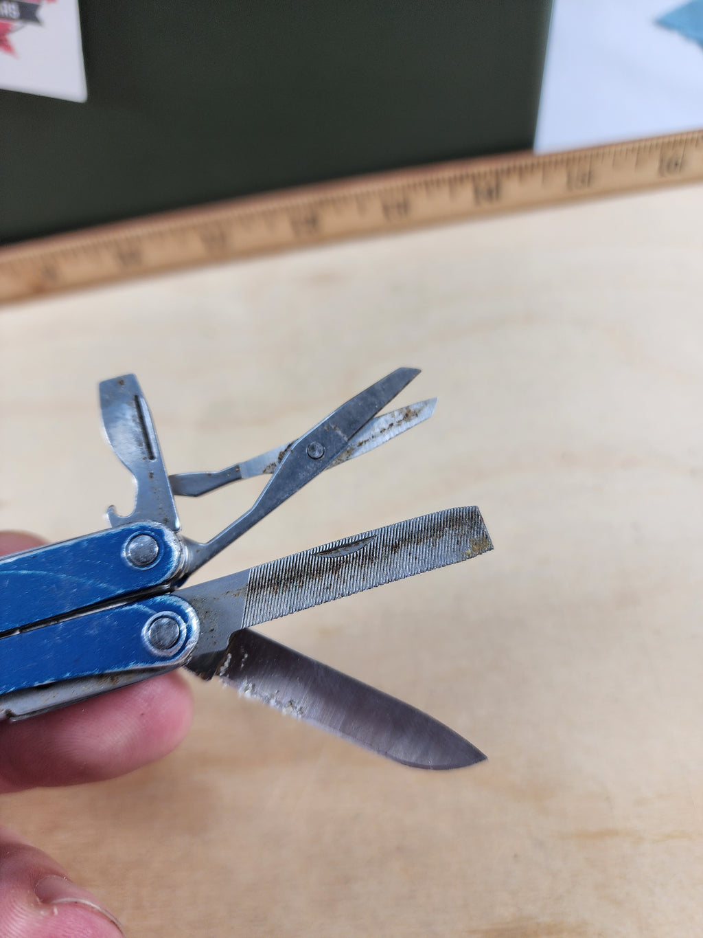 Leatherman Squirt PS4 #-7 Light usage, dirty, light rust