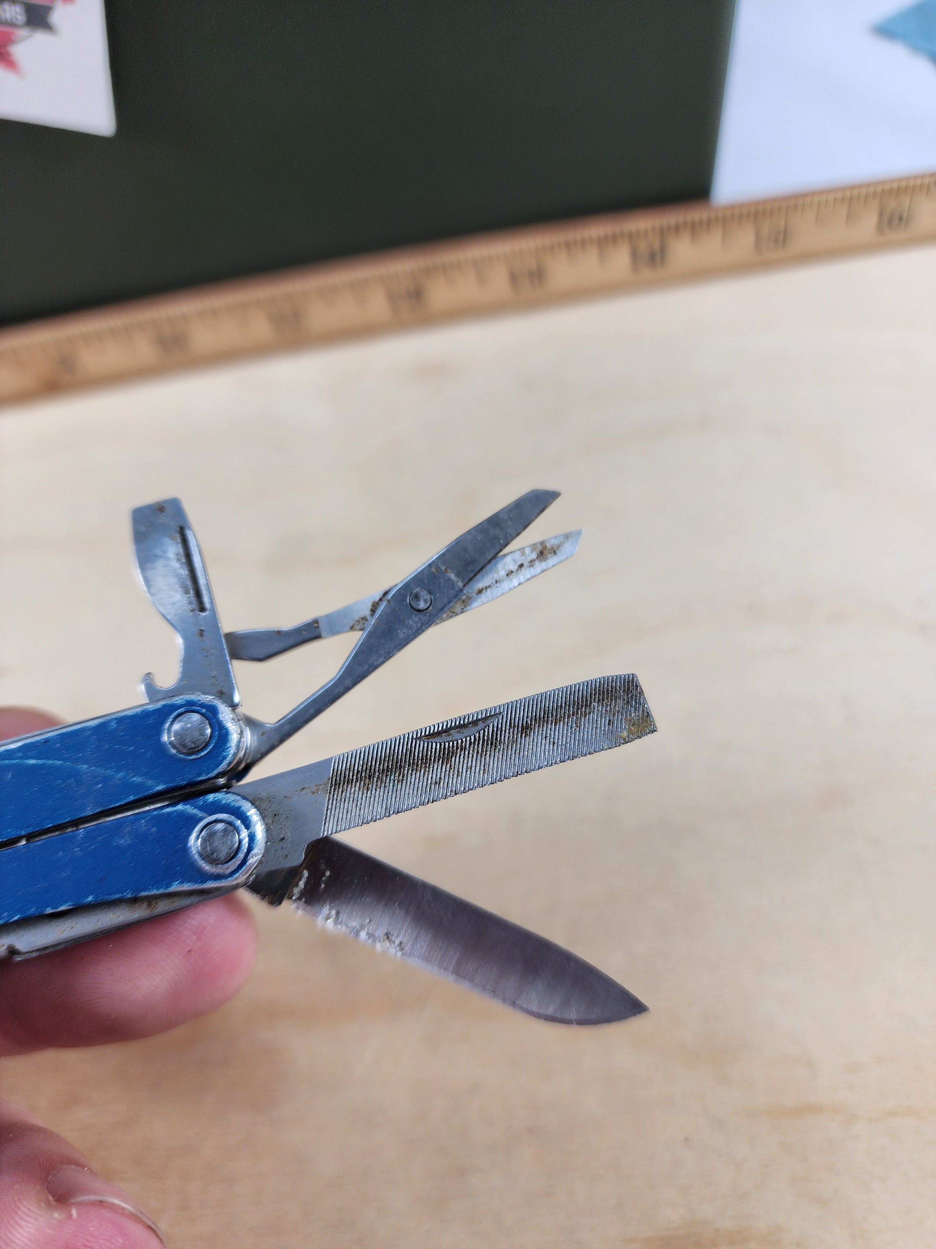 Leatherman Squirt PS4 #-7 Light usage, dirty, light rust