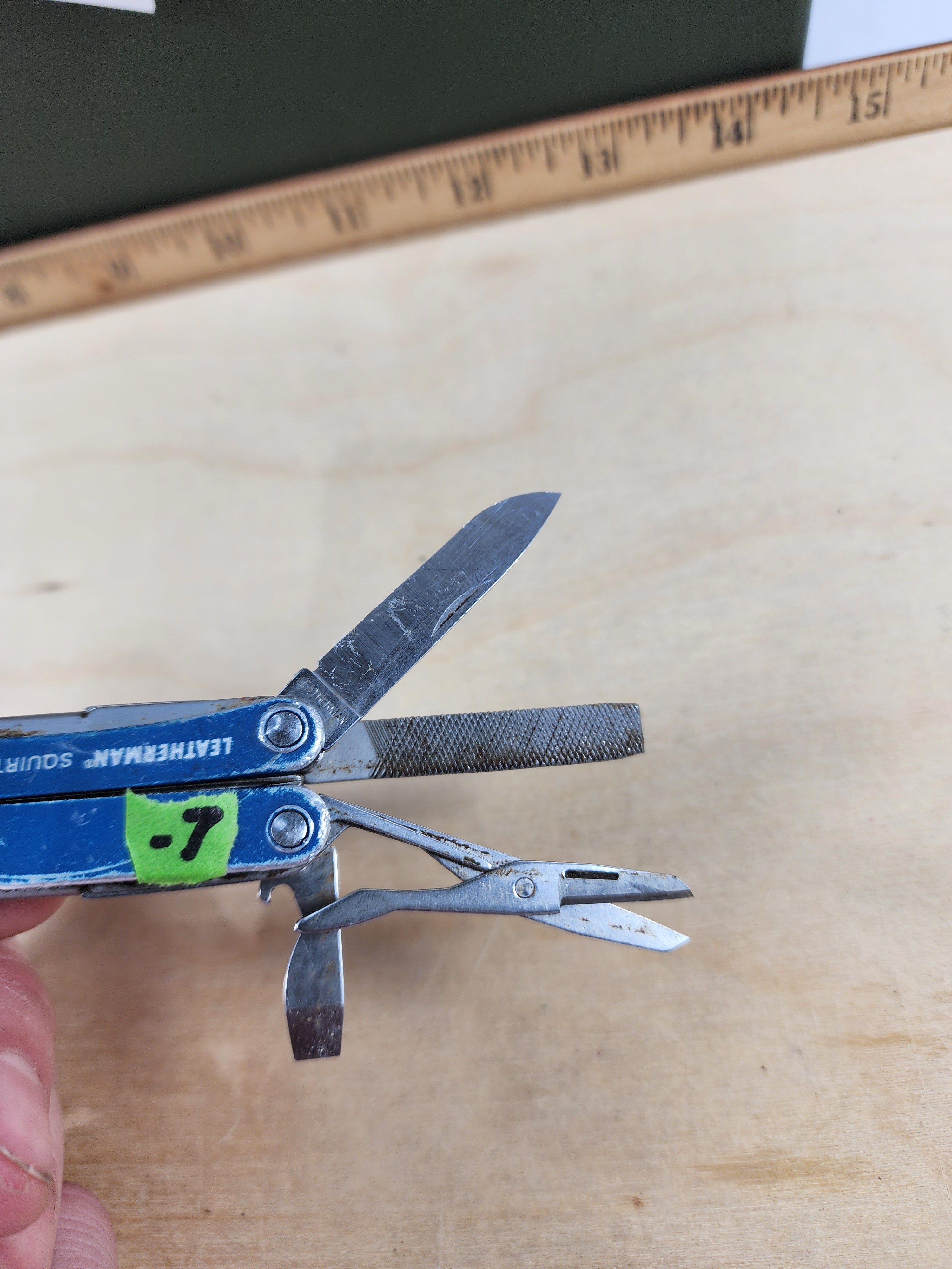 Leatherman Squirt PS4 #-7 Light usage, dirty, light rust