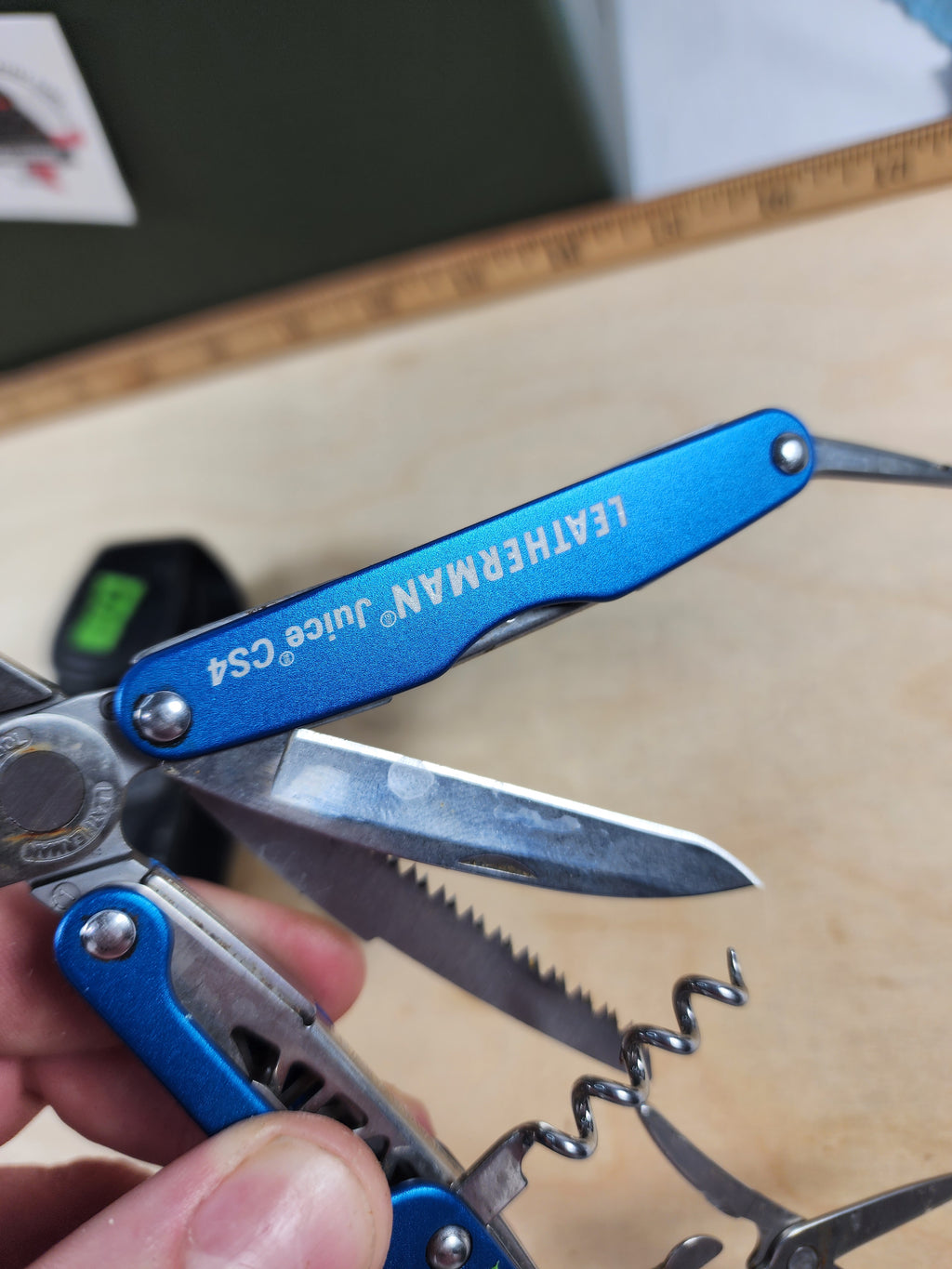 Leatherman Juice CS4 #-15 W/ sheath light usage, dirty/possible rust