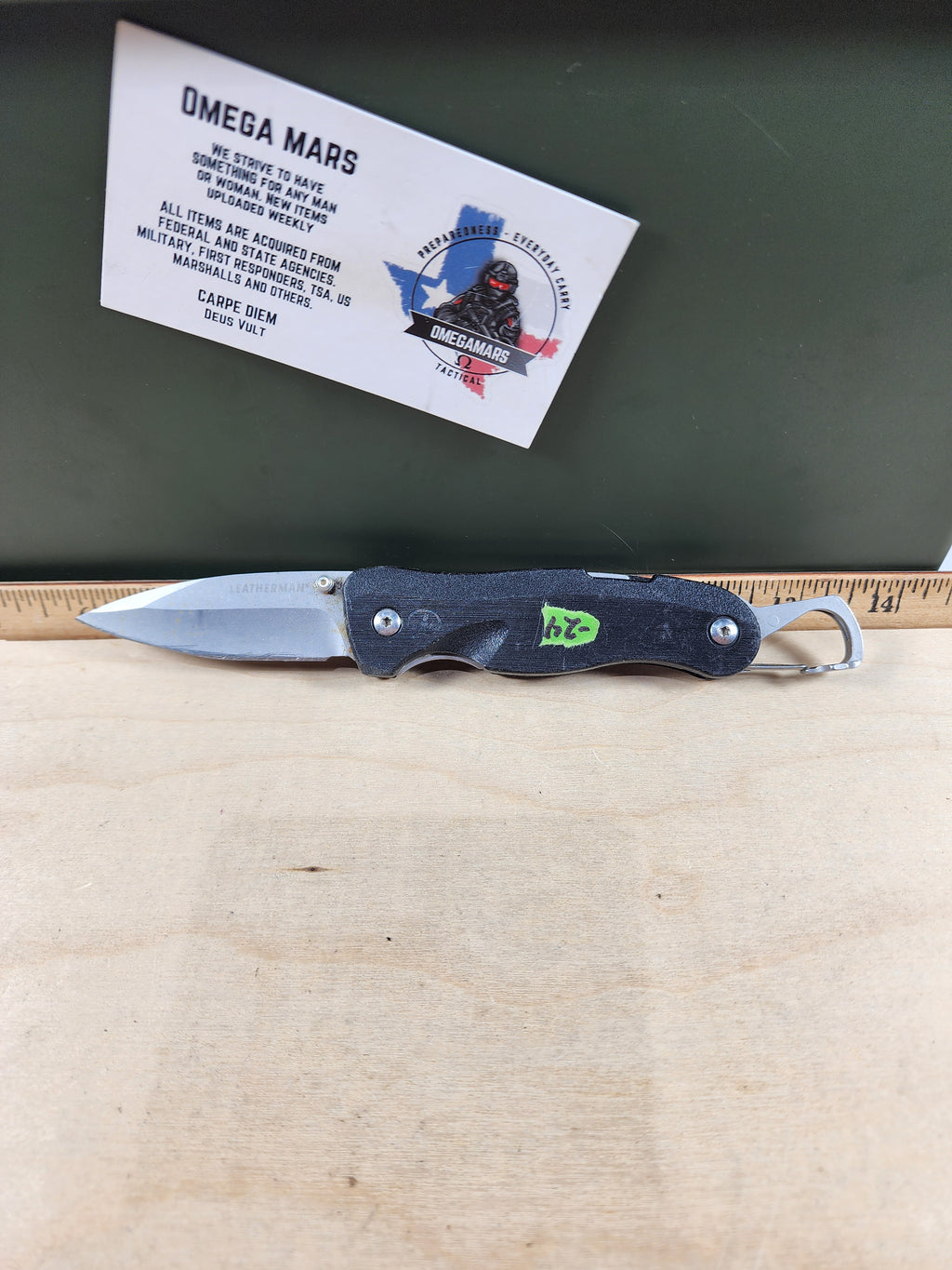 Leatherman c33x #-24 resharpened, light usage