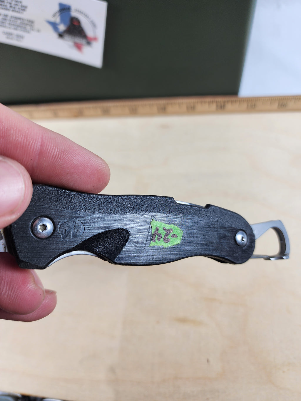 Leatherman c33x #-24 resharpened, light usage