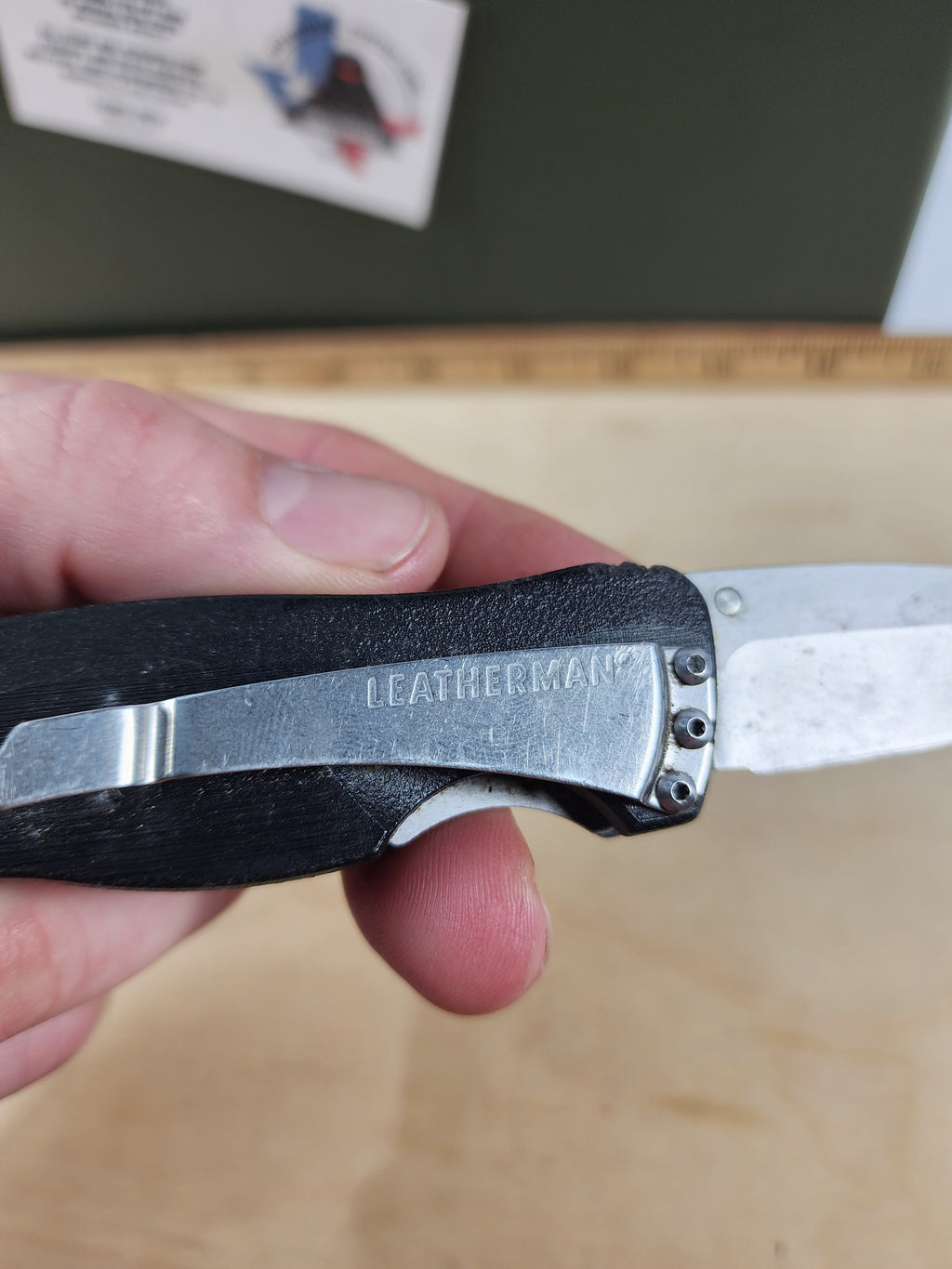 Leatherman c33x #-24 resharpened, light usage