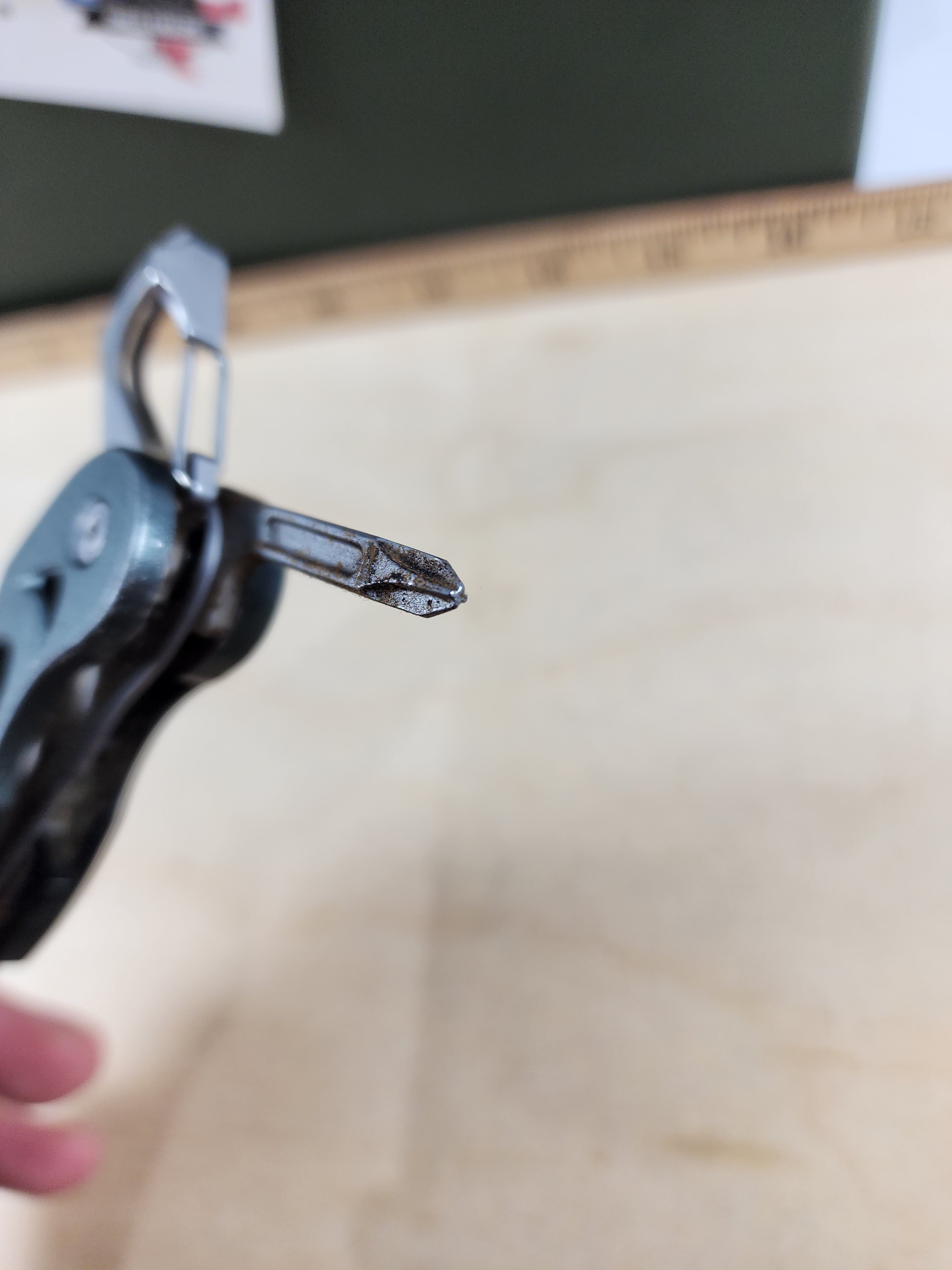 Leatherman C308 #-28 Light usage, Dirty, appears resharpened, limited edition