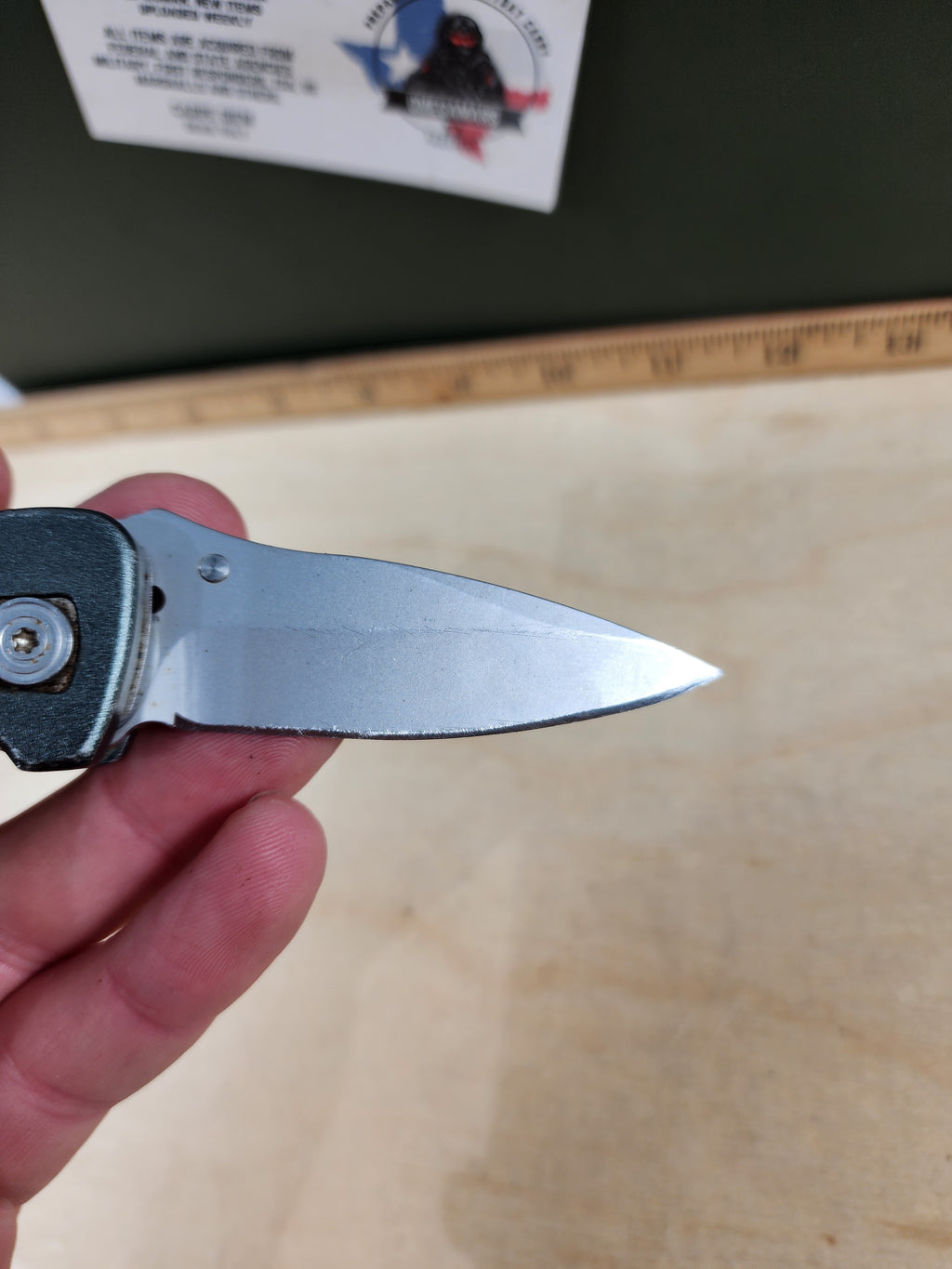Leatherman C308 #-28 Light usage, Dirty, appears resharpened, limited edition