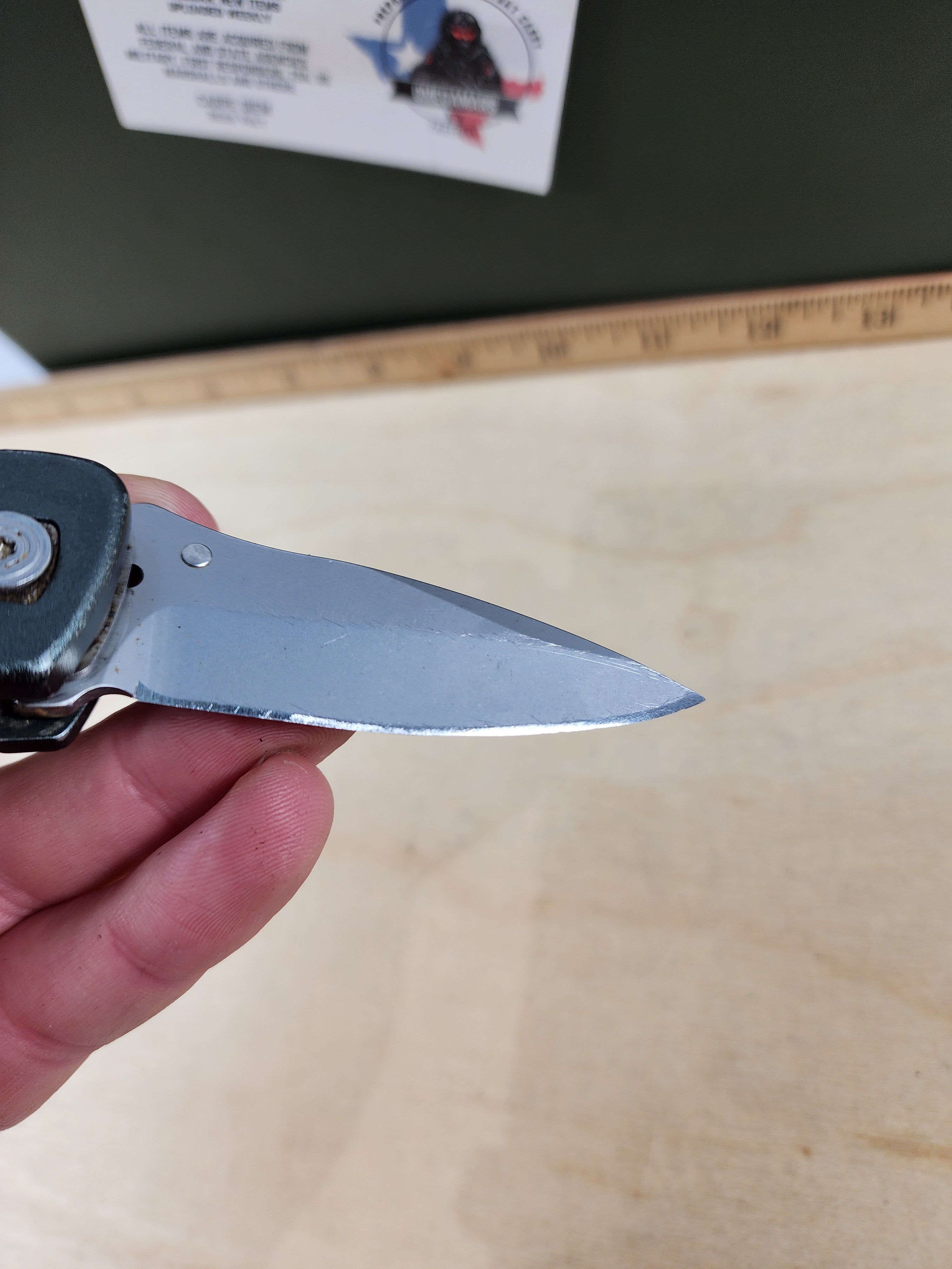 Leatherman C308 #-28 Light usage, Dirty, appears resharpened, limited edition