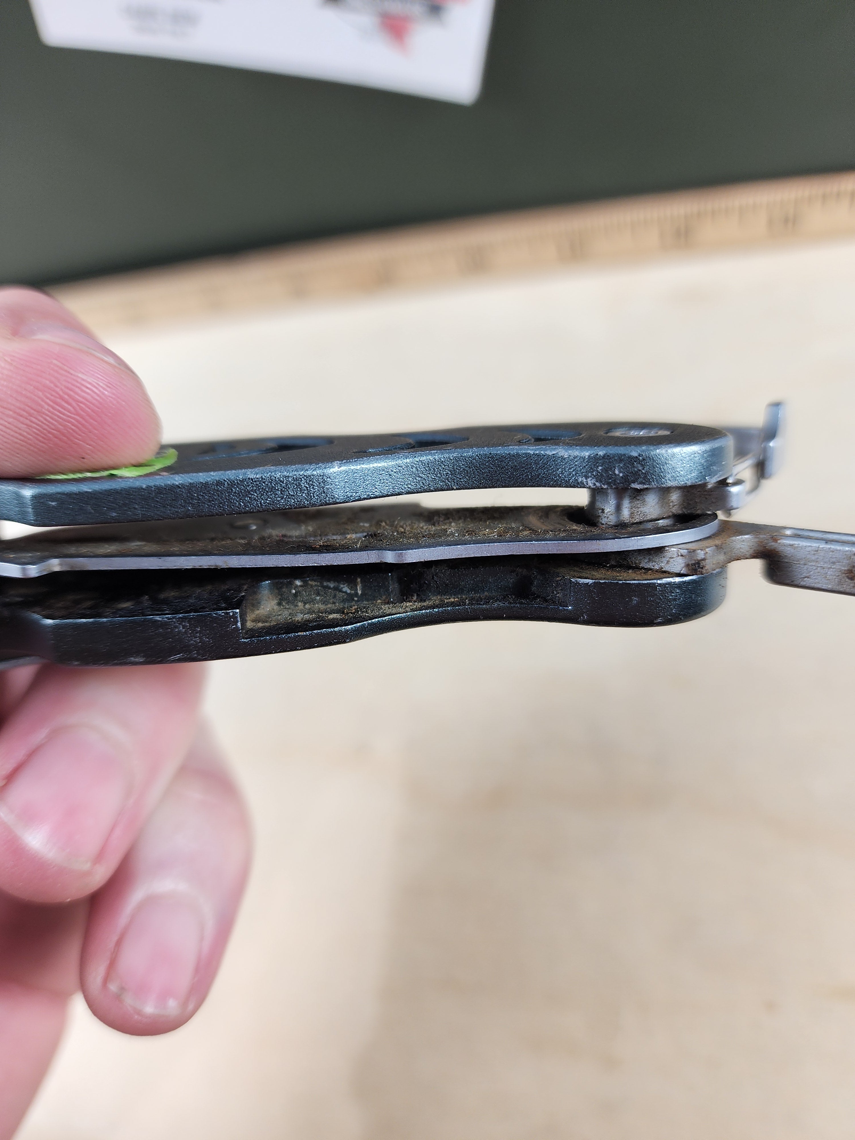 Leatherman C308 #-28 Light usage, Dirty, appears resharpened, limited edition