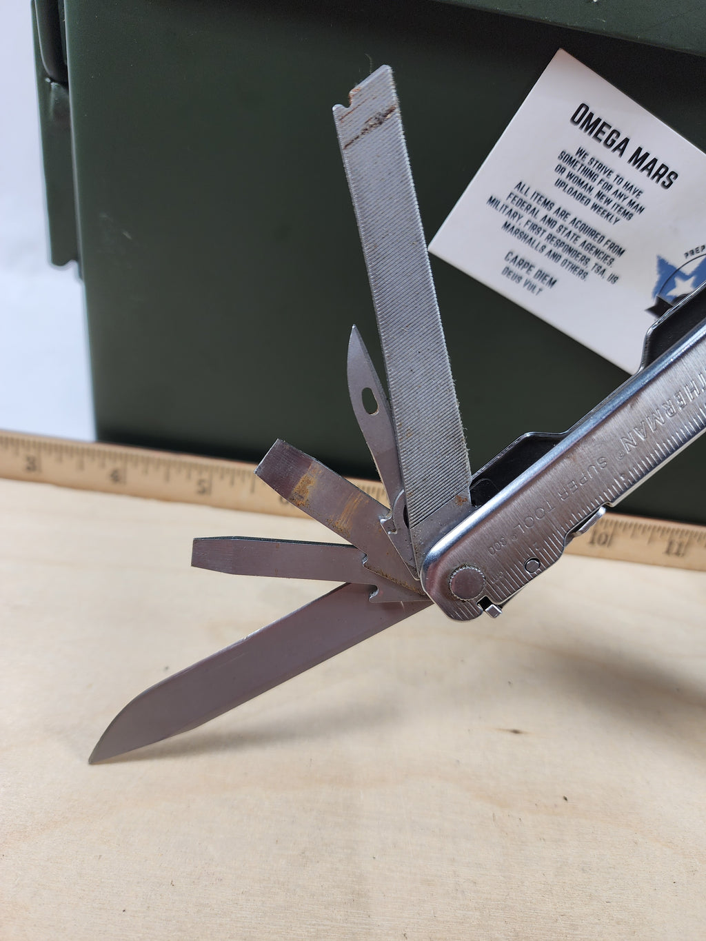 Leatherman Super Tool 300 #-38 Dirty, possible rust, wire cutters damaged