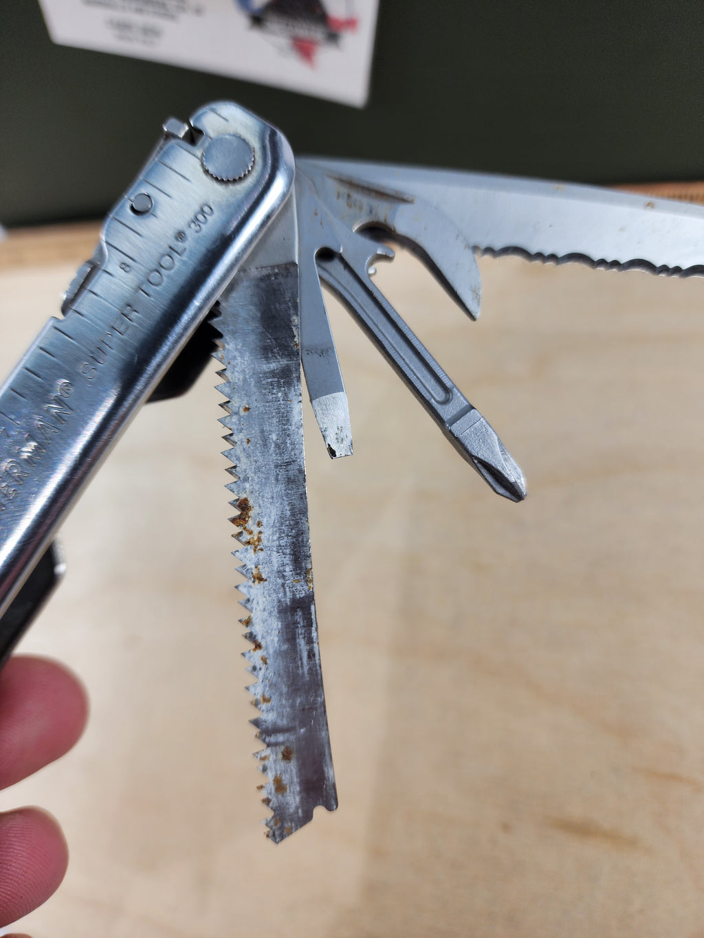 Leatherman Super Tool 300 #-38 Dirty, possible rust, wire cutters damaged