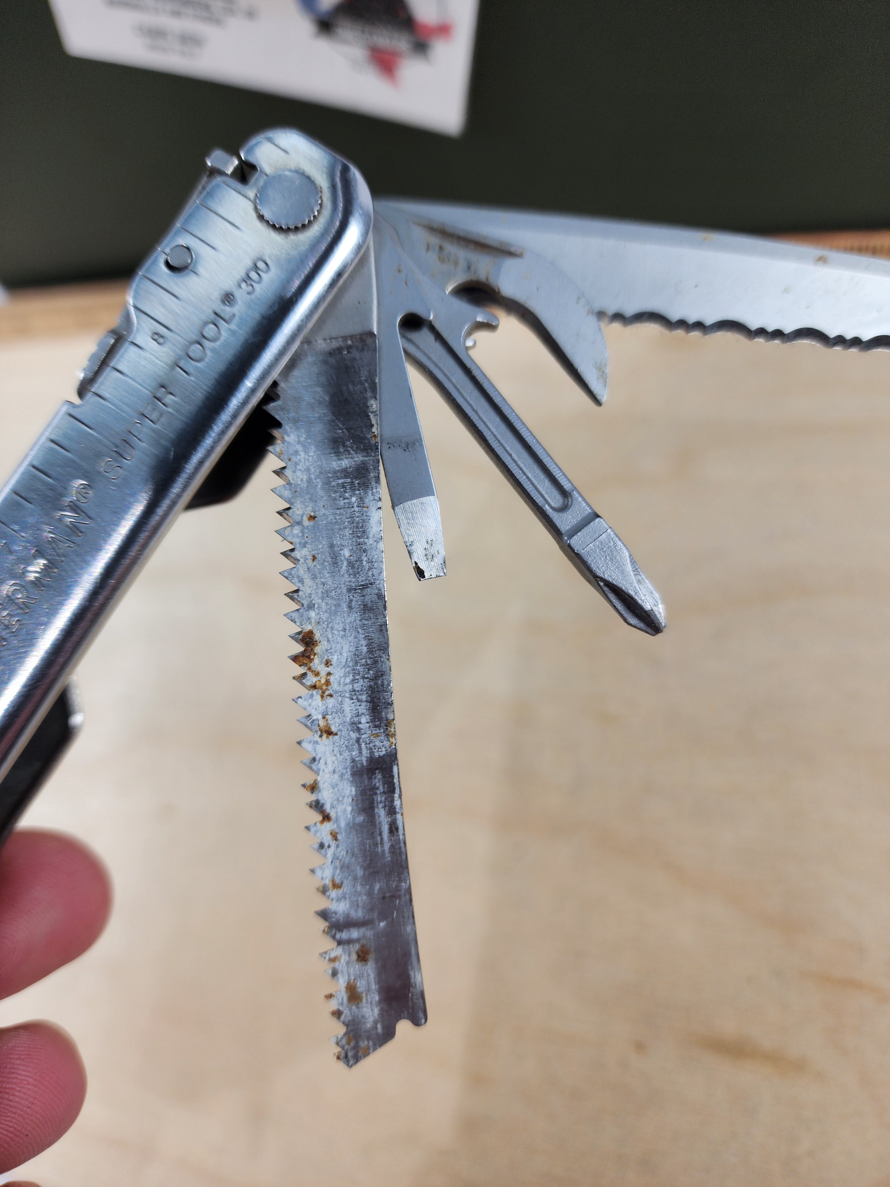 Leatherman Super Tool 300 #-38 Dirty, possible rust, wire cutters damaged