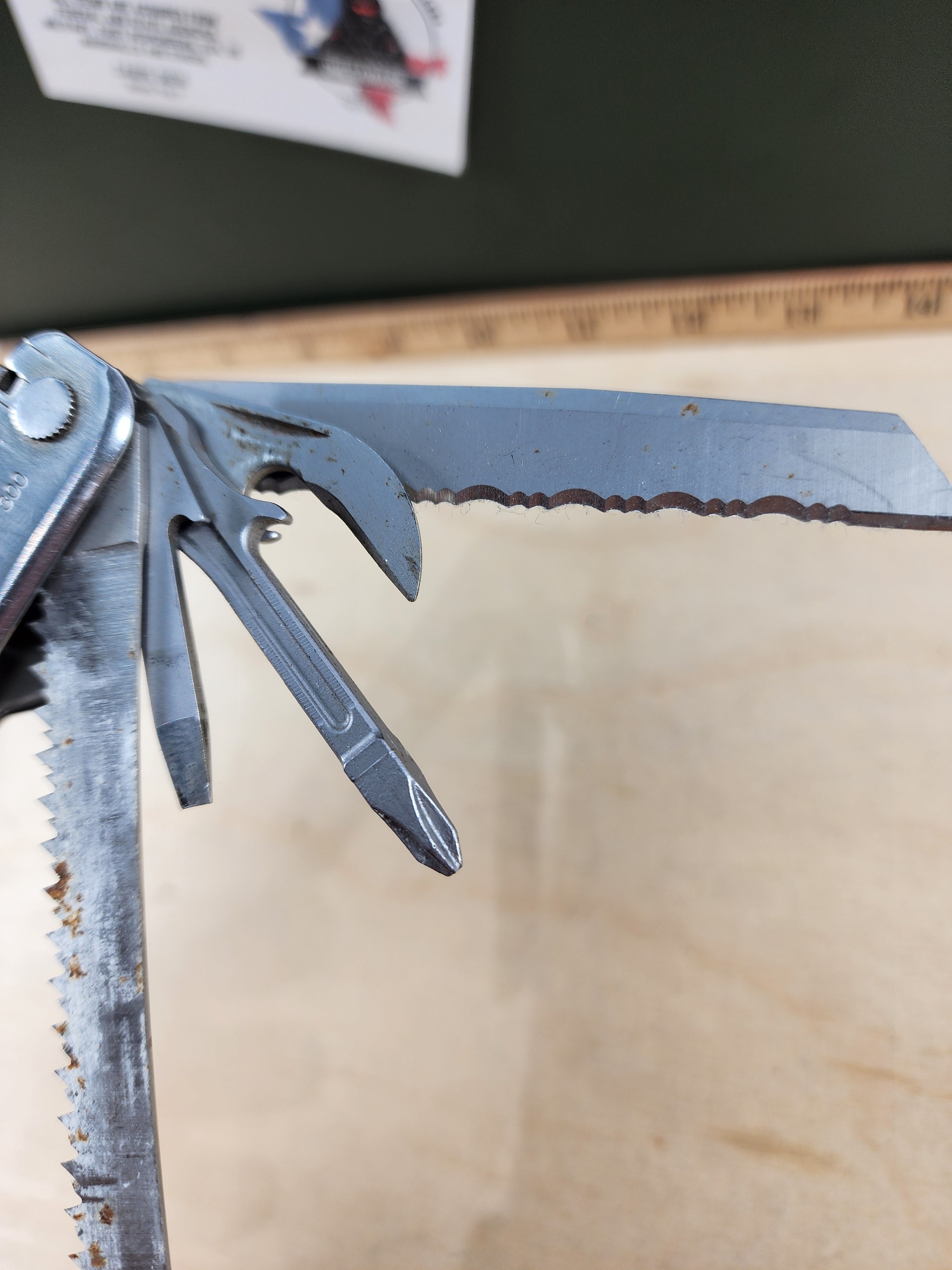 Leatherman Super Tool 300 #-38 Dirty, possible rust, wire cutters damaged