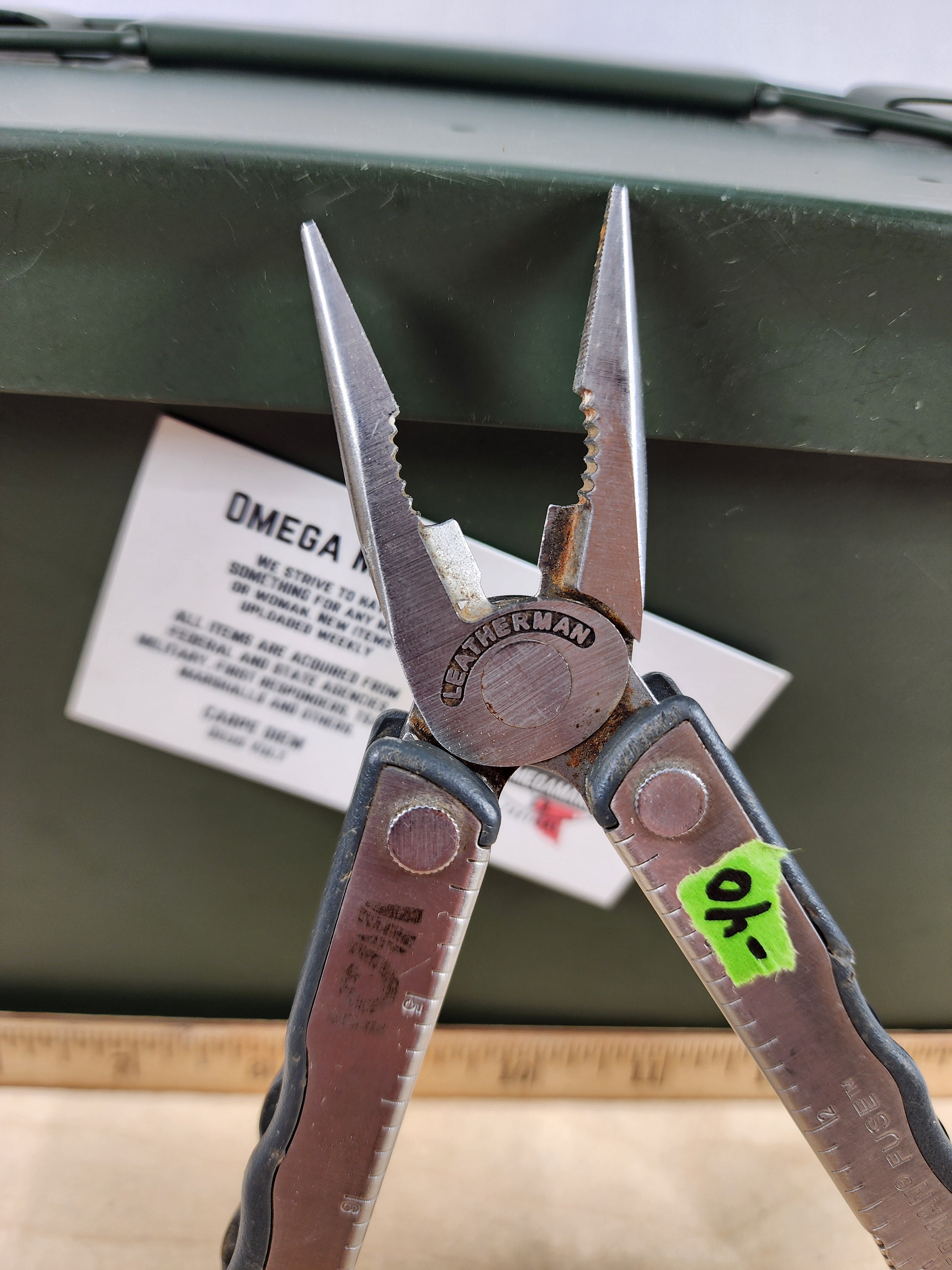 Leatherman Fuse #-40 Blade resharpened, dirty, light usage