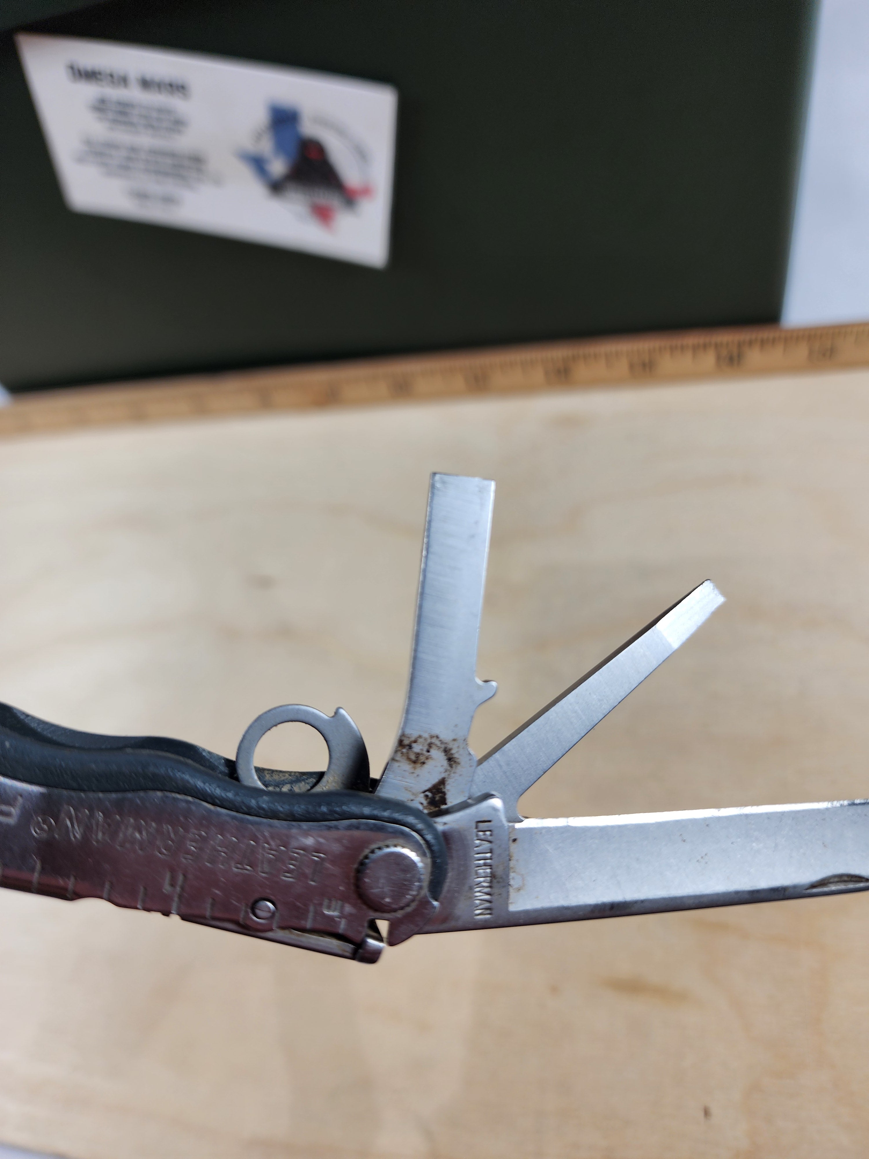 Leatherman Fuse #-40 Blade resharpened, dirty, light usage