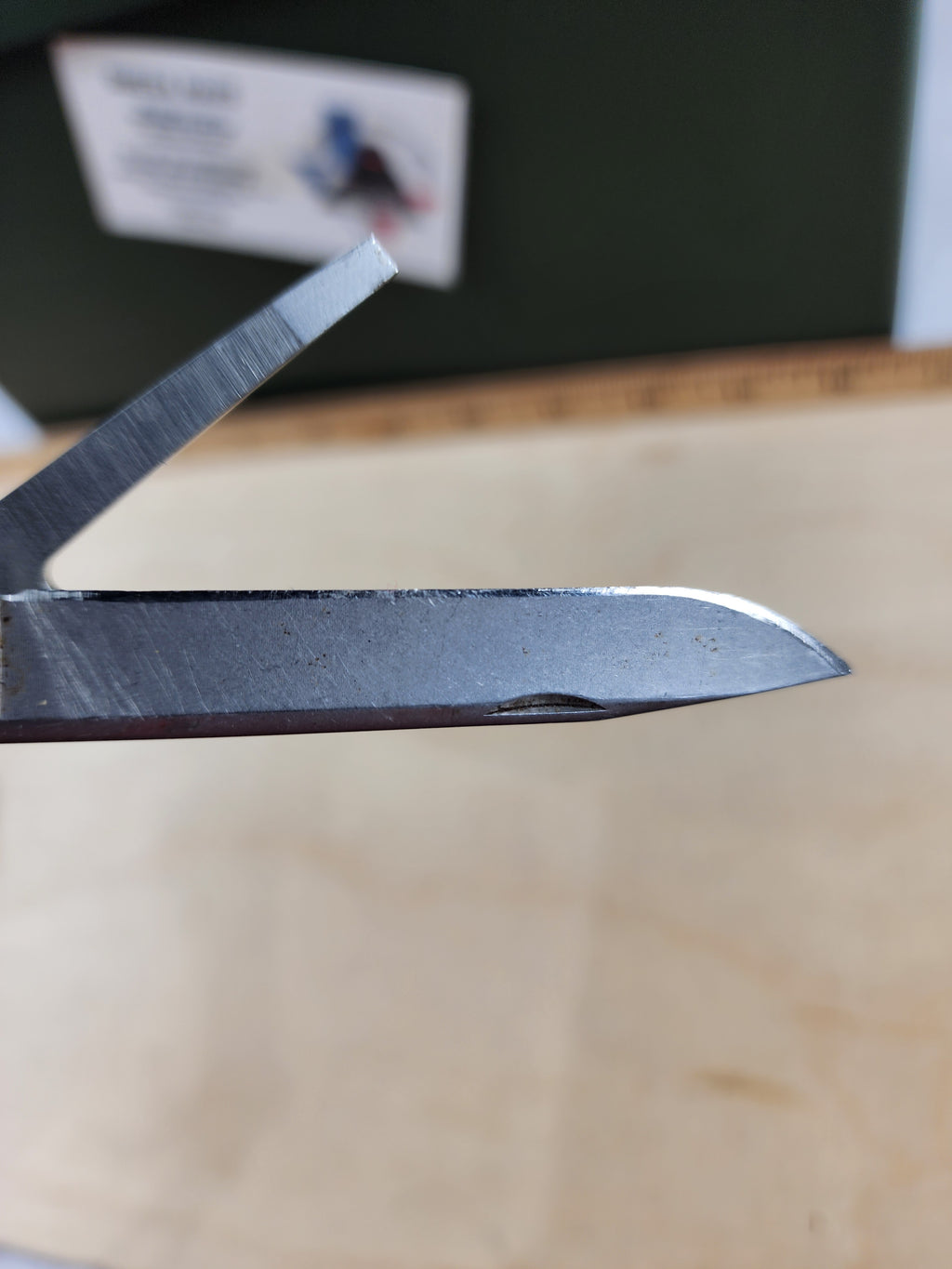 Leatherman Fuse #-40 Blade resharpened, dirty, light usage