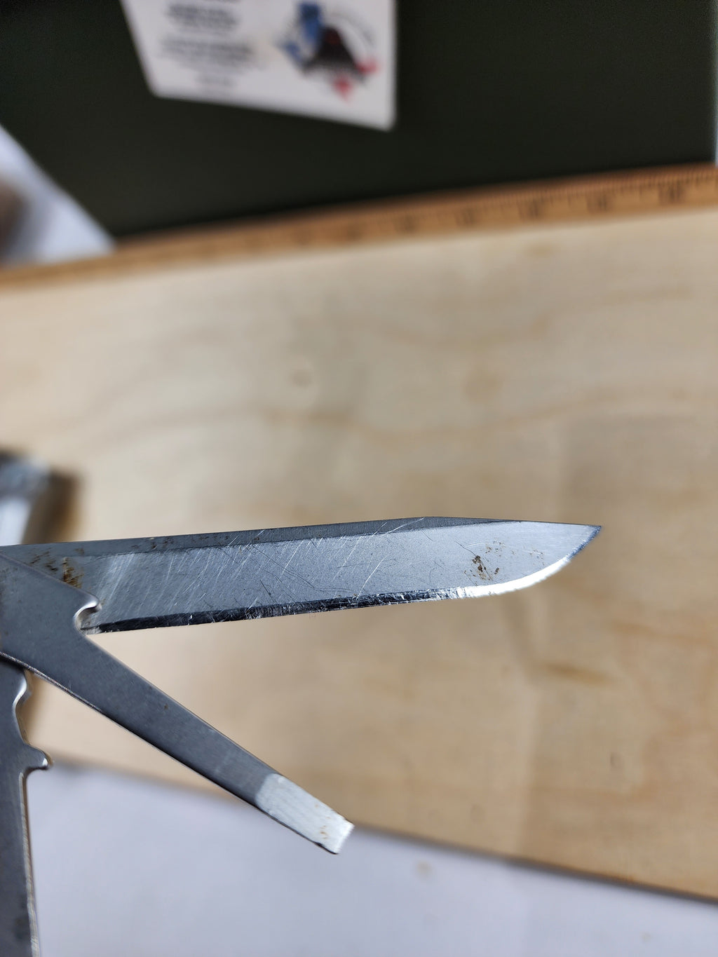 Leatherman Fuse #-40 Blade resharpened, dirty, light usage