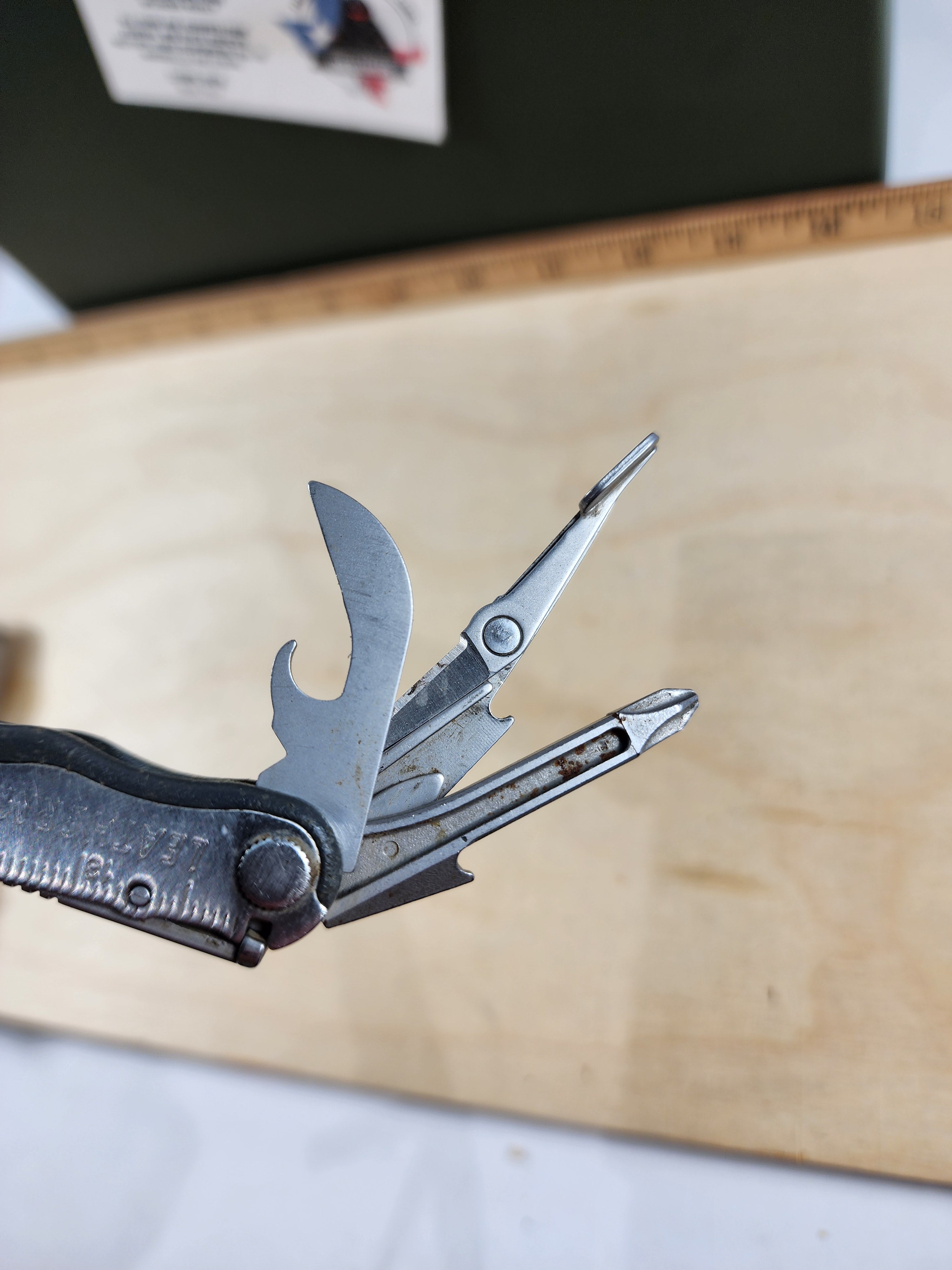Leatherman Fuse #-40 Blade resharpened, dirty, light usage