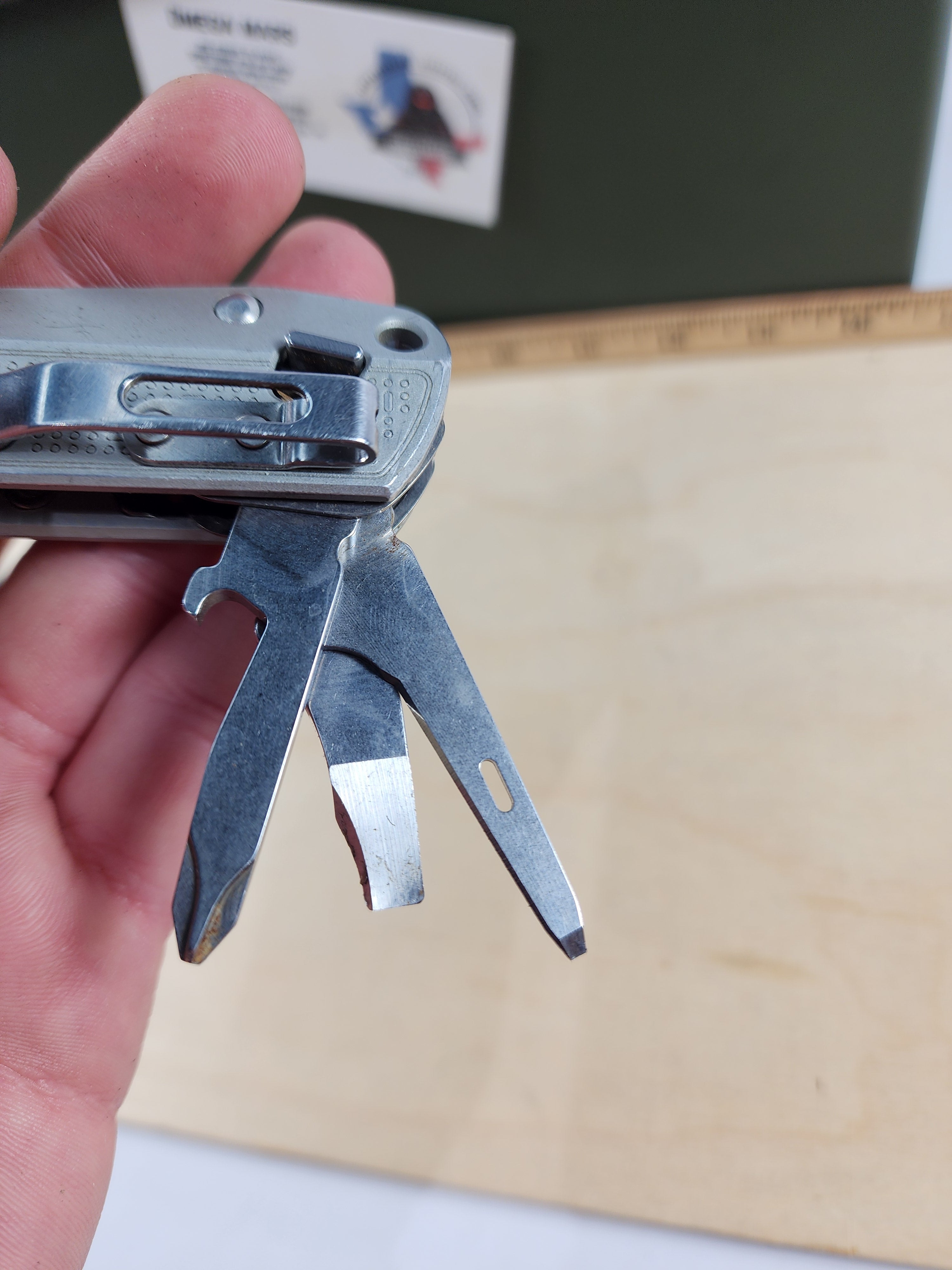 Leatherman Free K2X #-49 Light Usage, dirty