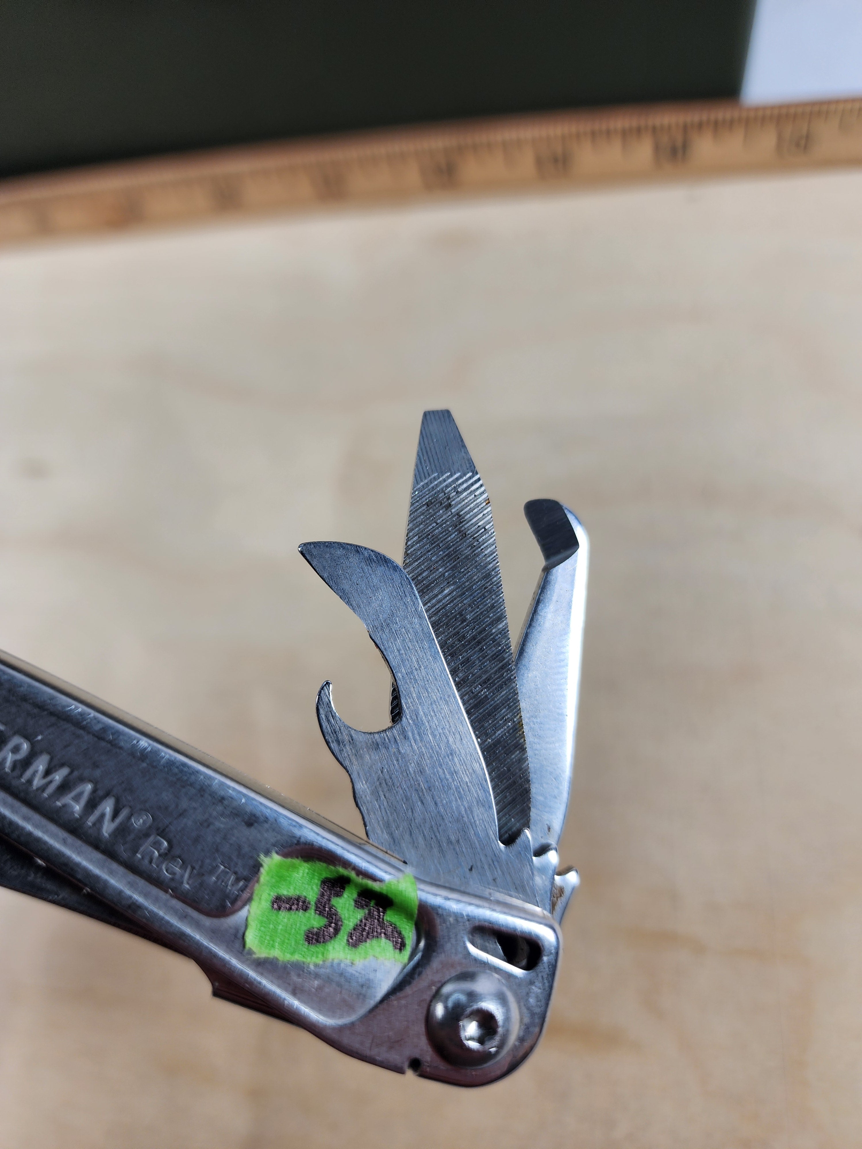 Leatherman Rev #-52 Light usage, possible rust