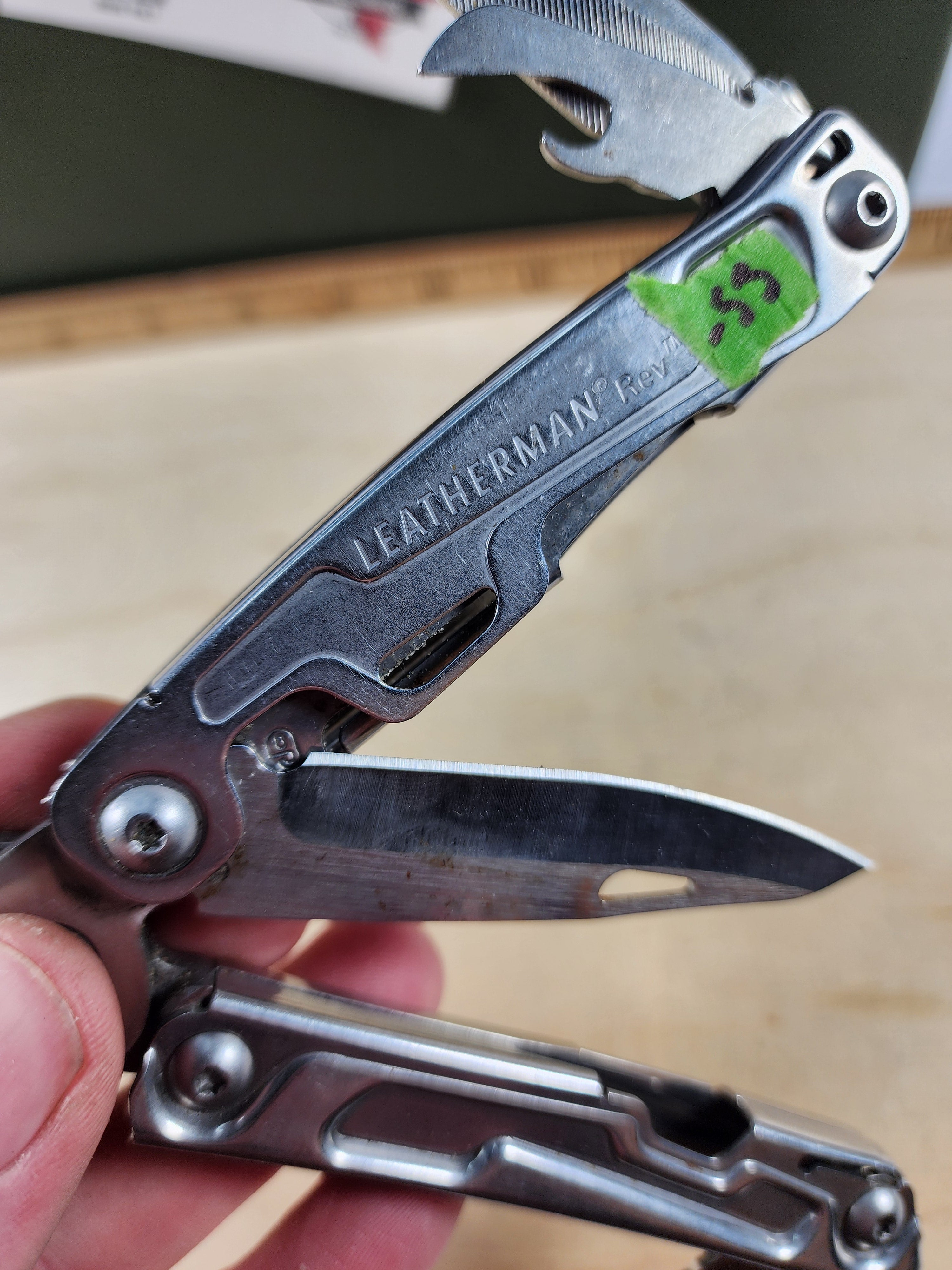 Leatherman Rev #-53 Light usage, possible rust