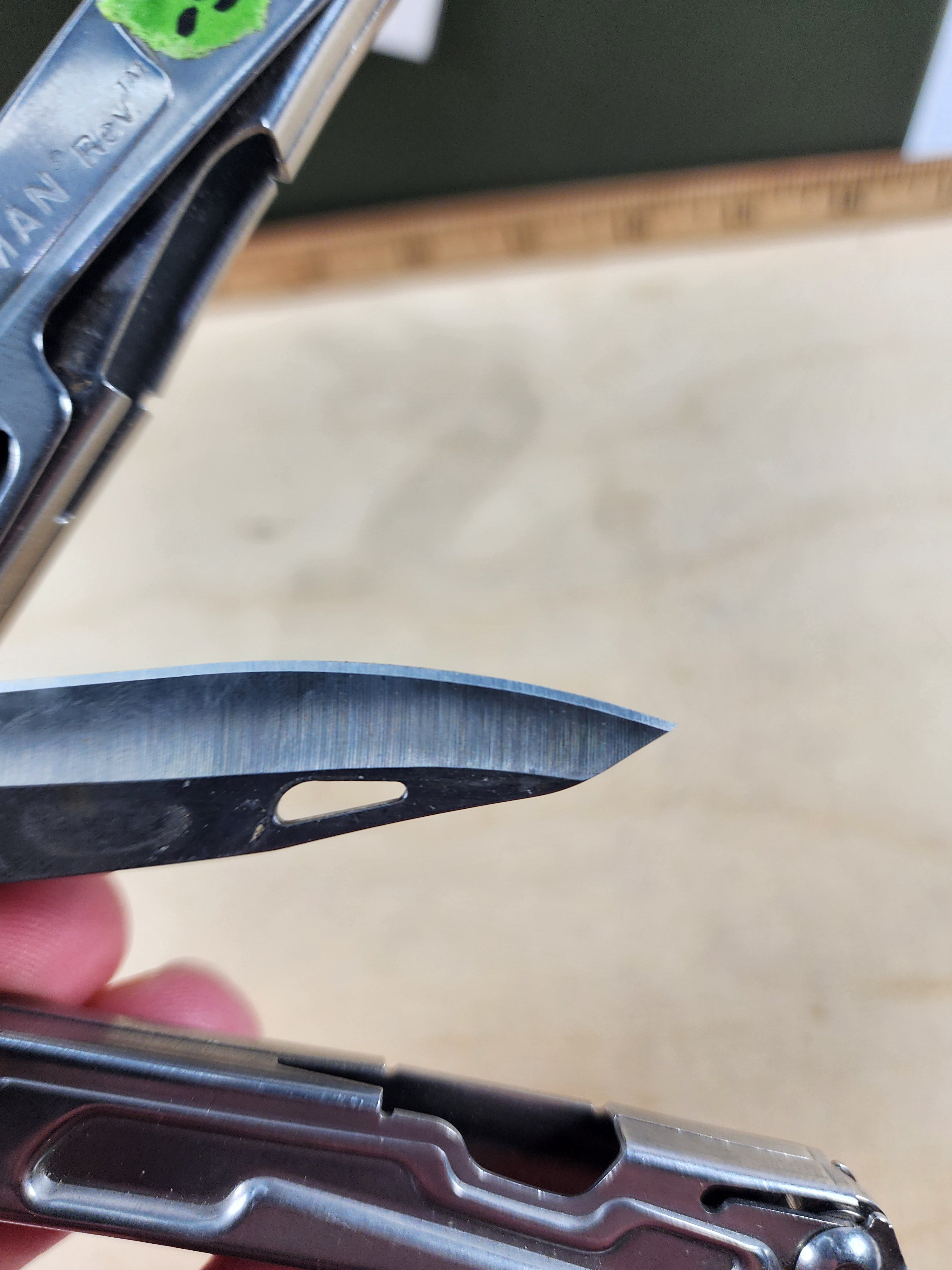 Leatherman Rev #-54 Light usage, wire cutters chipped