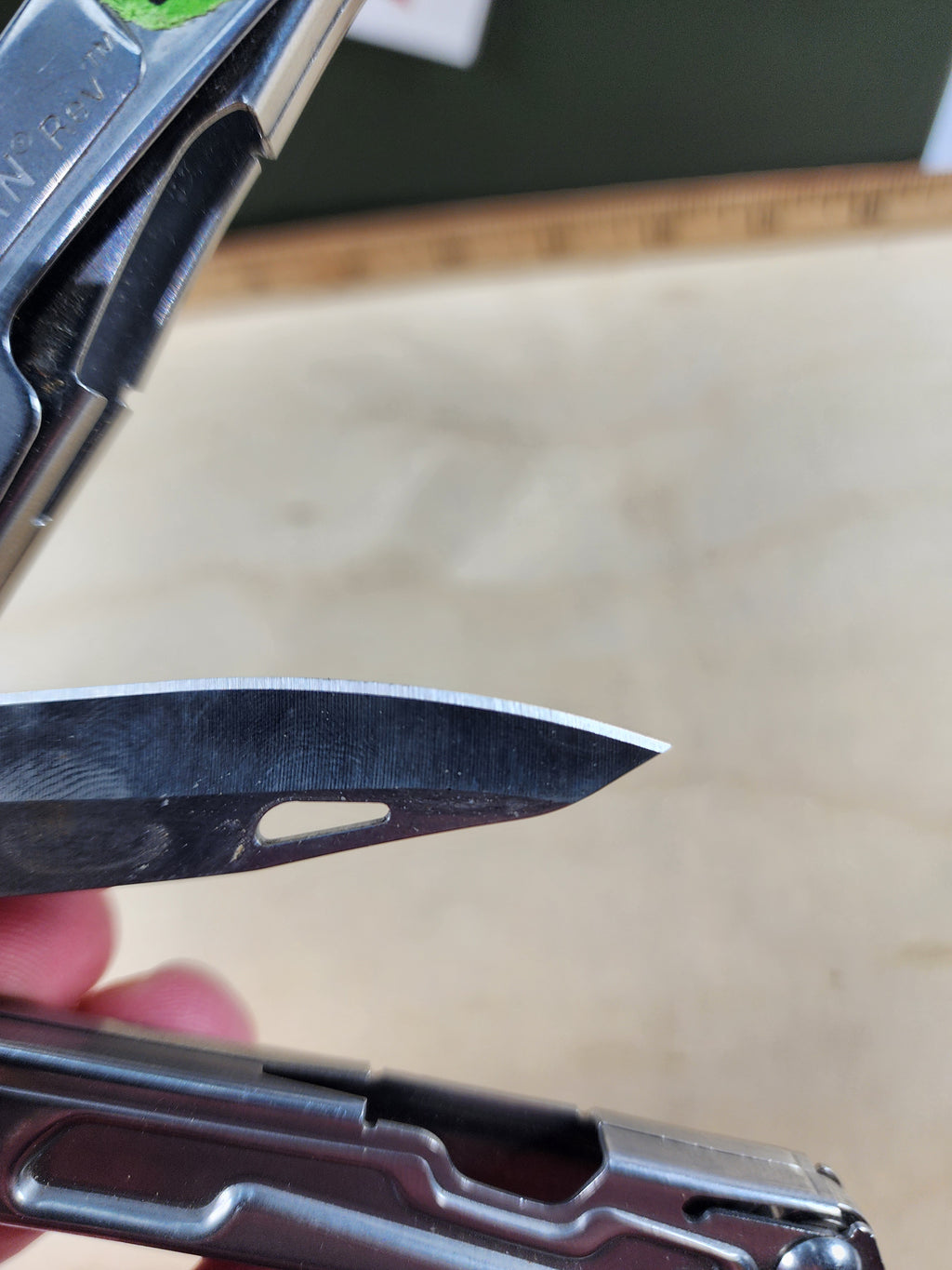 Leatherman Rev #-54 Light usage, wire cutters chipped