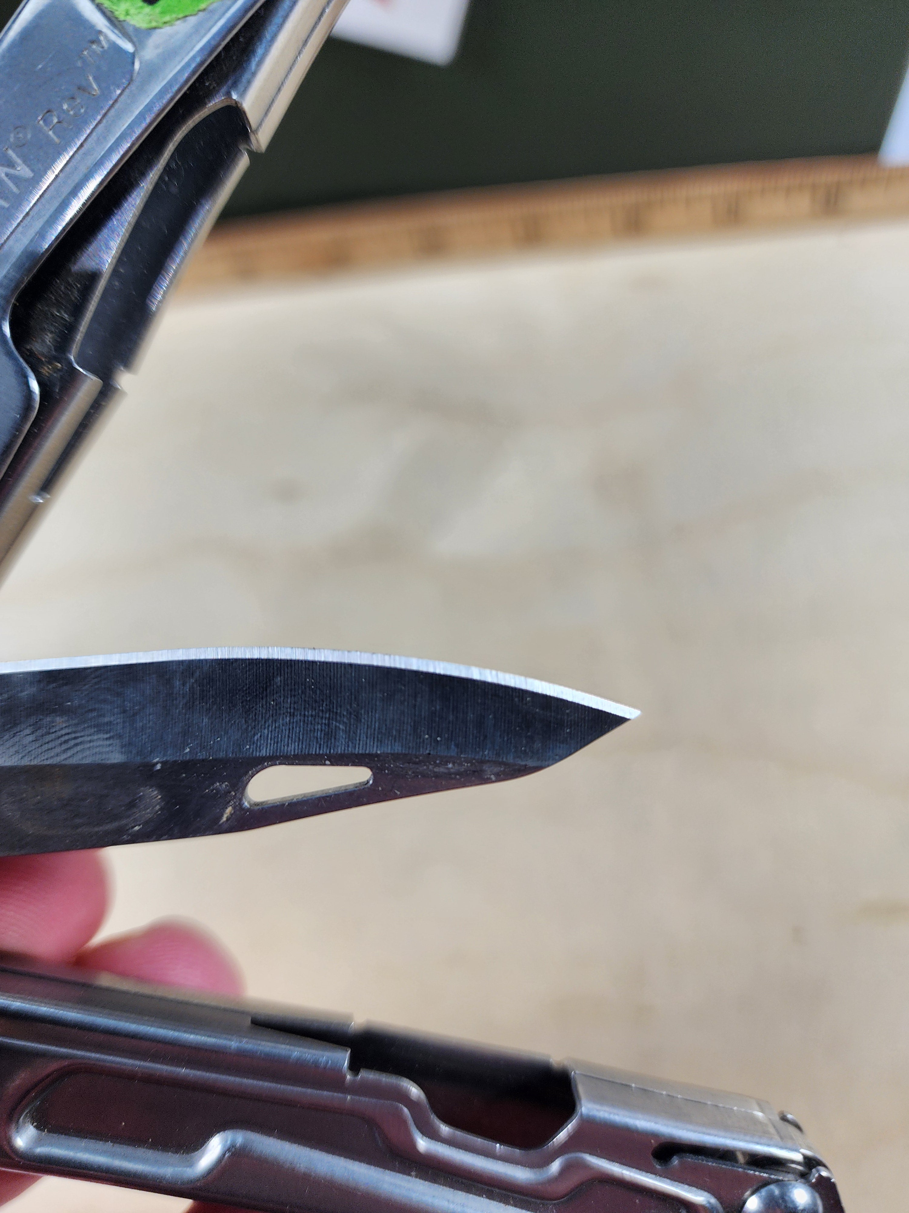 Leatherman Rev #-54 Light usage, wire cutters chipped