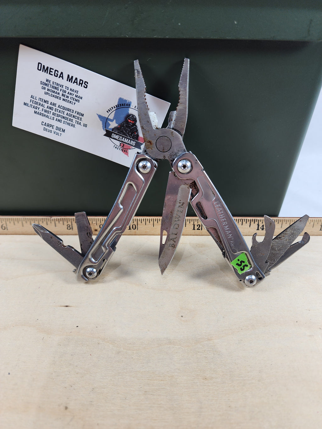 Leatherman Rev #-55 Dirty, possible rust