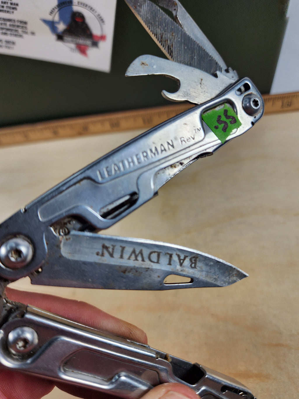 Leatherman Rev #-55 Dirty, possible rust