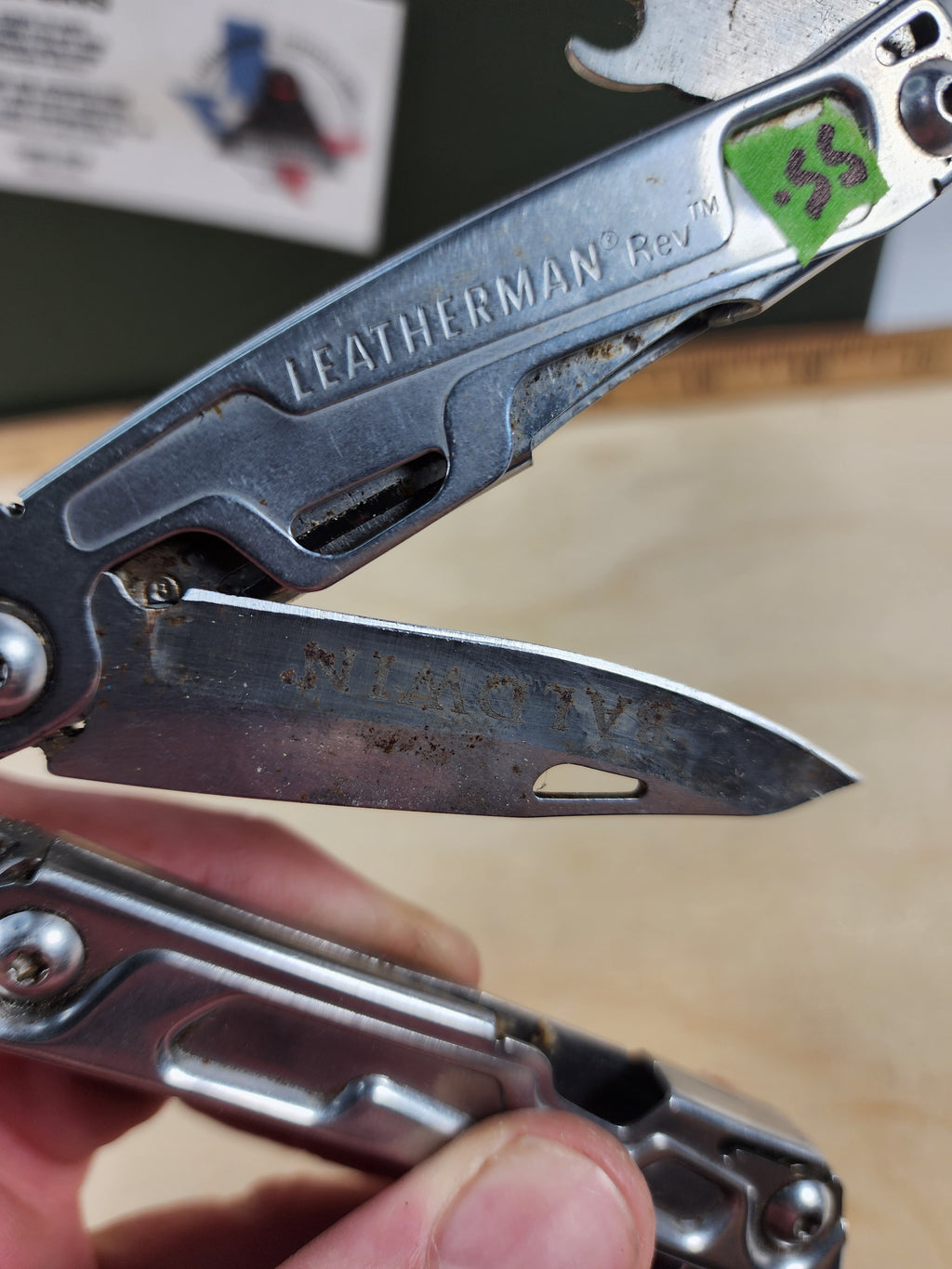 Leatherman Rev #-55 Dirty, possible rust