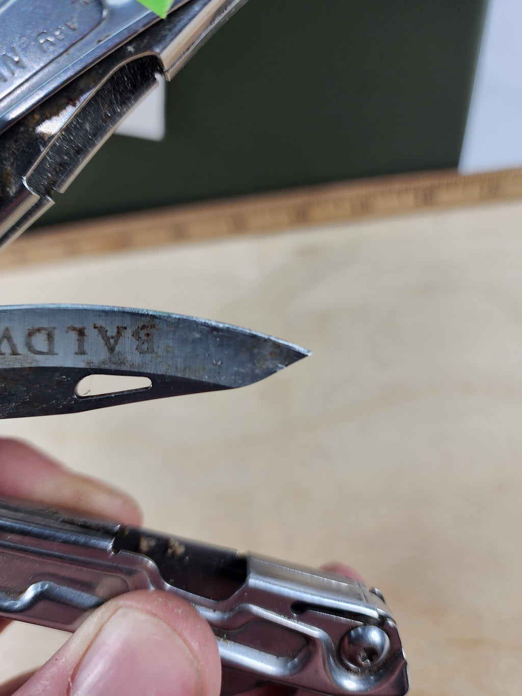 Leatherman Rev #-55 Dirty, possible rust