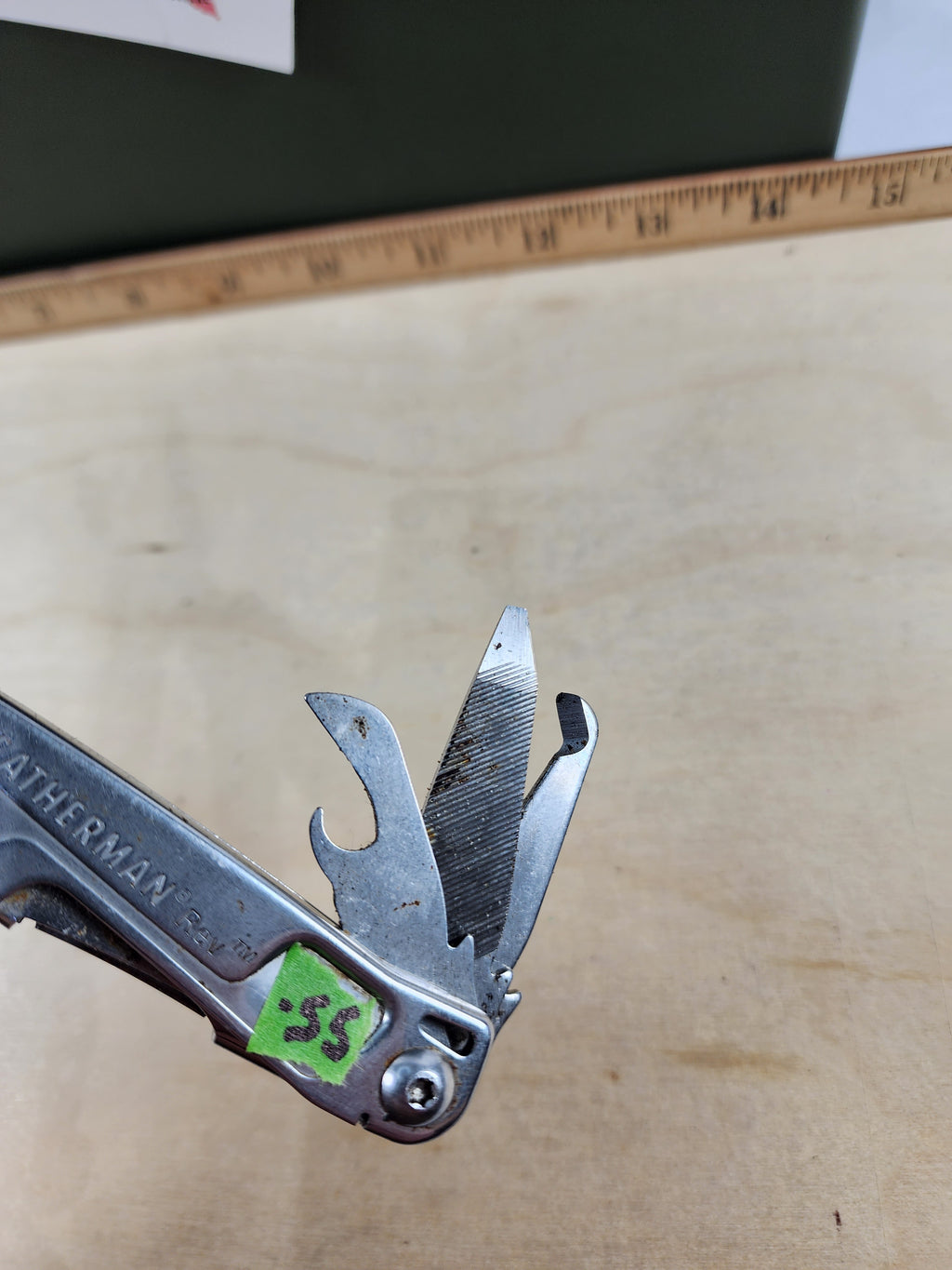 Leatherman Rev #-55 Dirty, possible rust