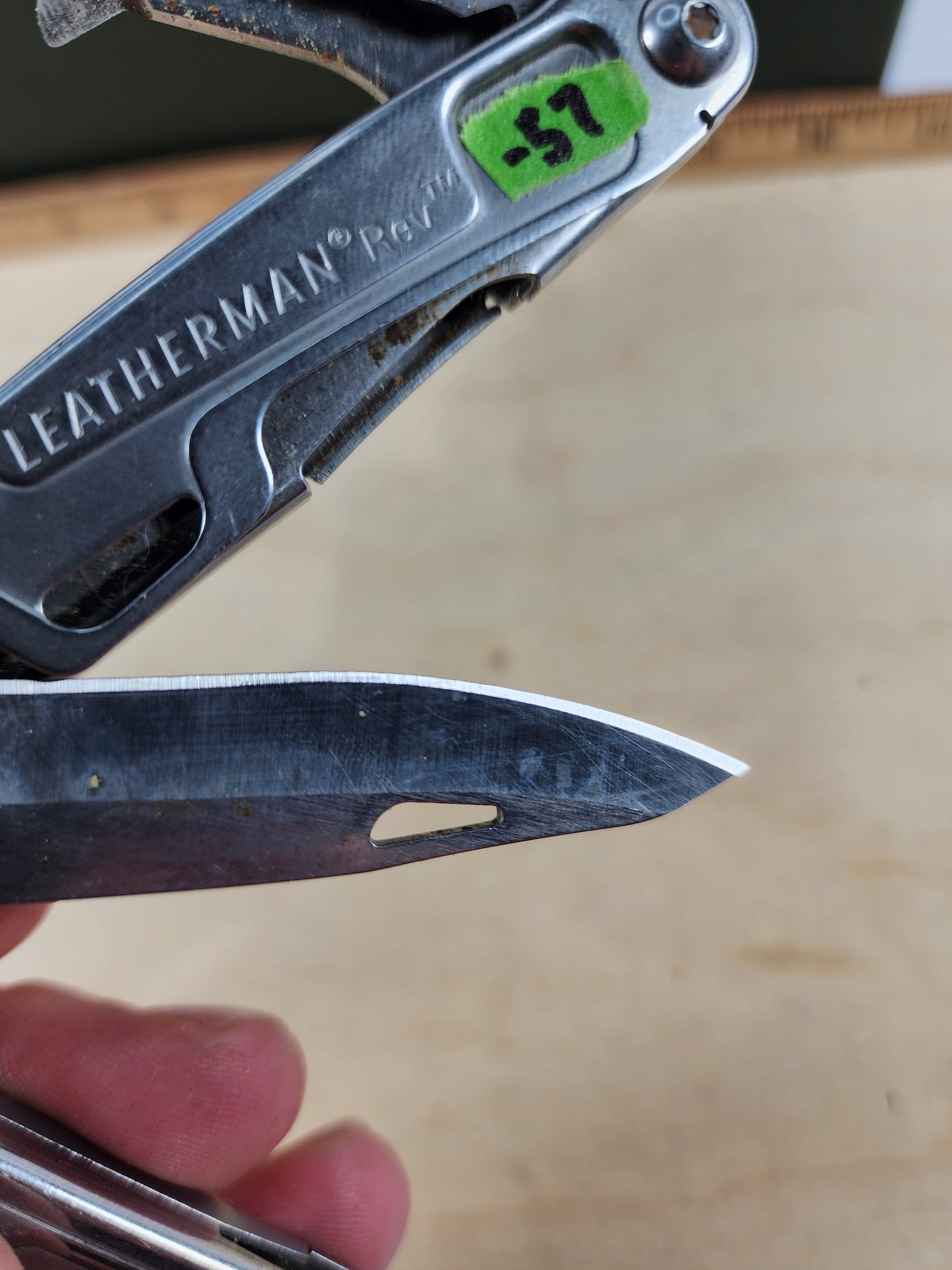 Leatherman Rev #-57 Dirty, possible rust