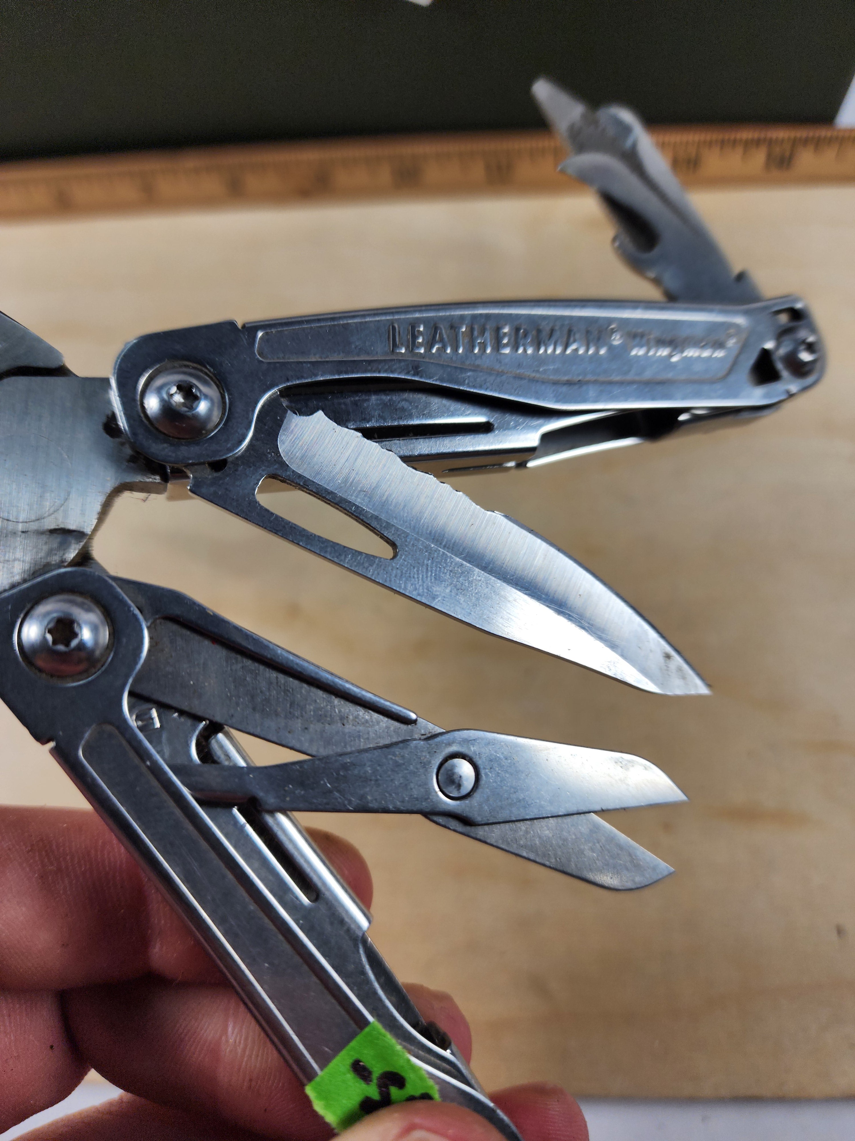 Leatherman Wingman #-58 Light usage, blade chipped