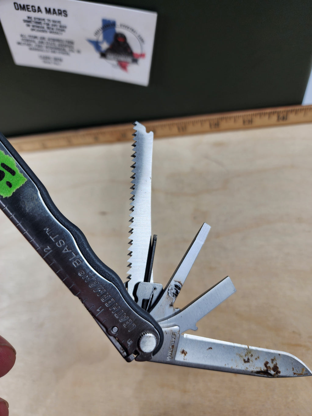Leatherman Blast #-61 Light usage, dirty, possible rust