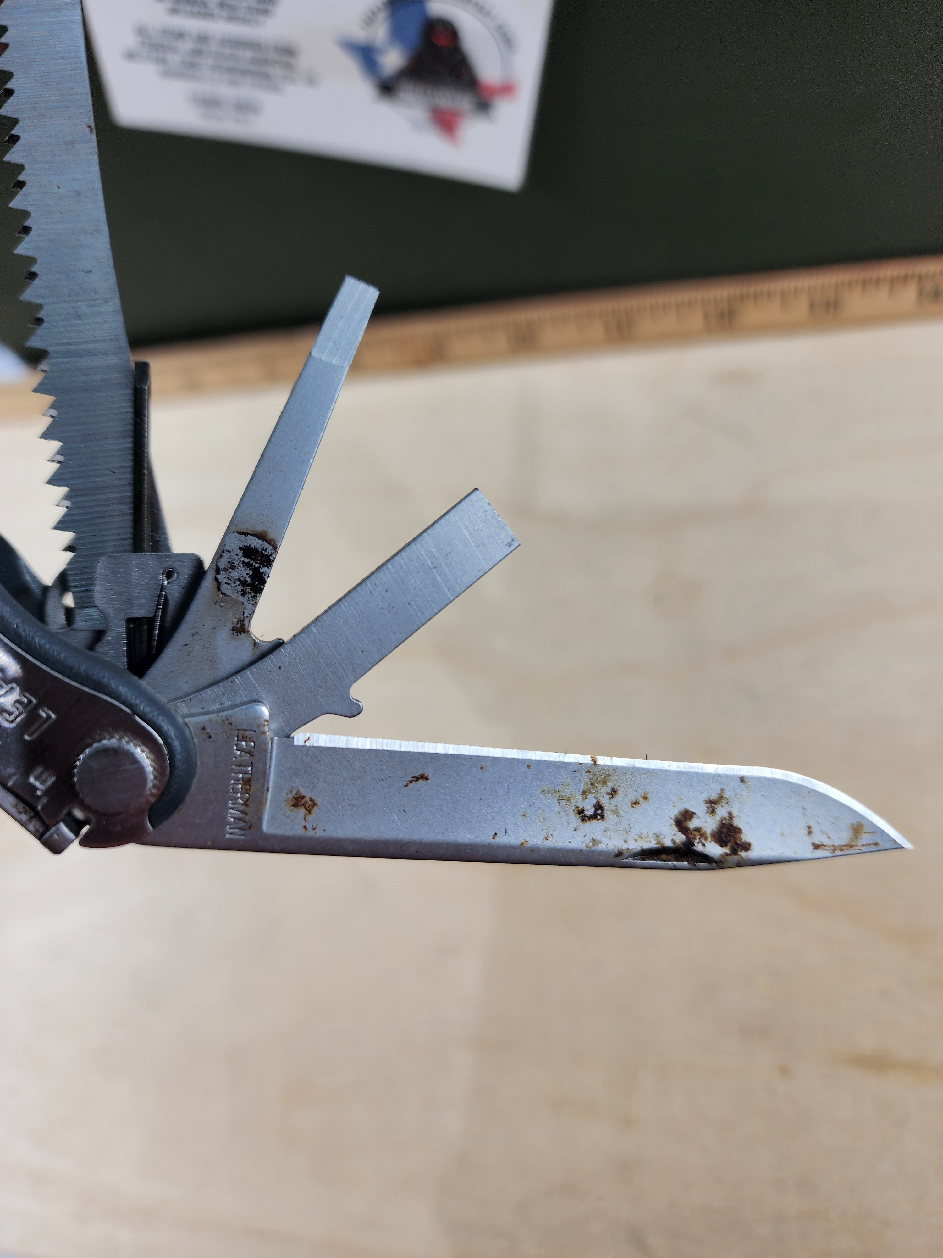 Leatherman Blast #-61 Light usage, dirty, possible rust