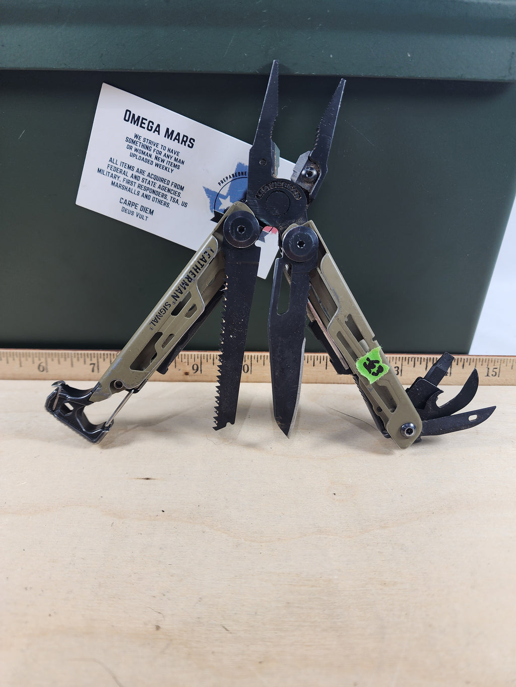 Leatherman Signal #-63 Light usage, dirty, handles worn