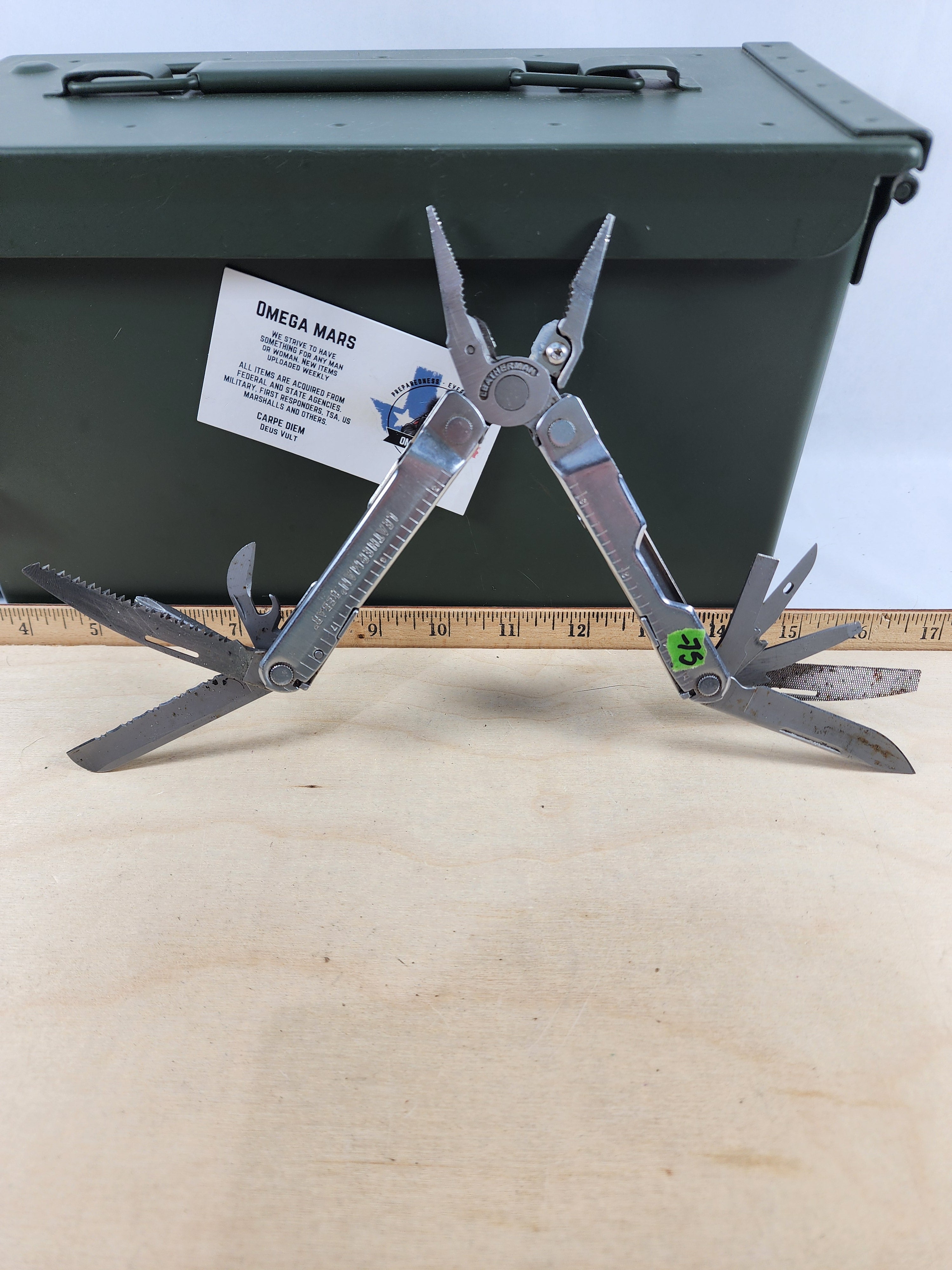 Leatherman Rebar #-75 Light Usage, dirty, possible rust