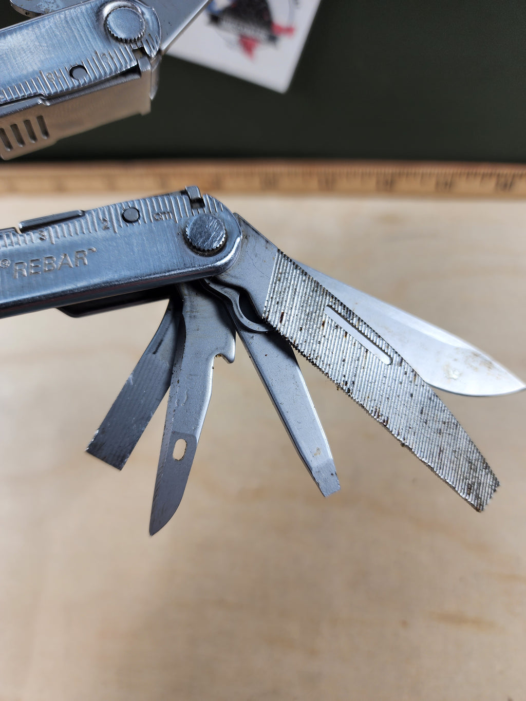 Leatherman Rebar #-75 Light Usage, dirty, possible rust