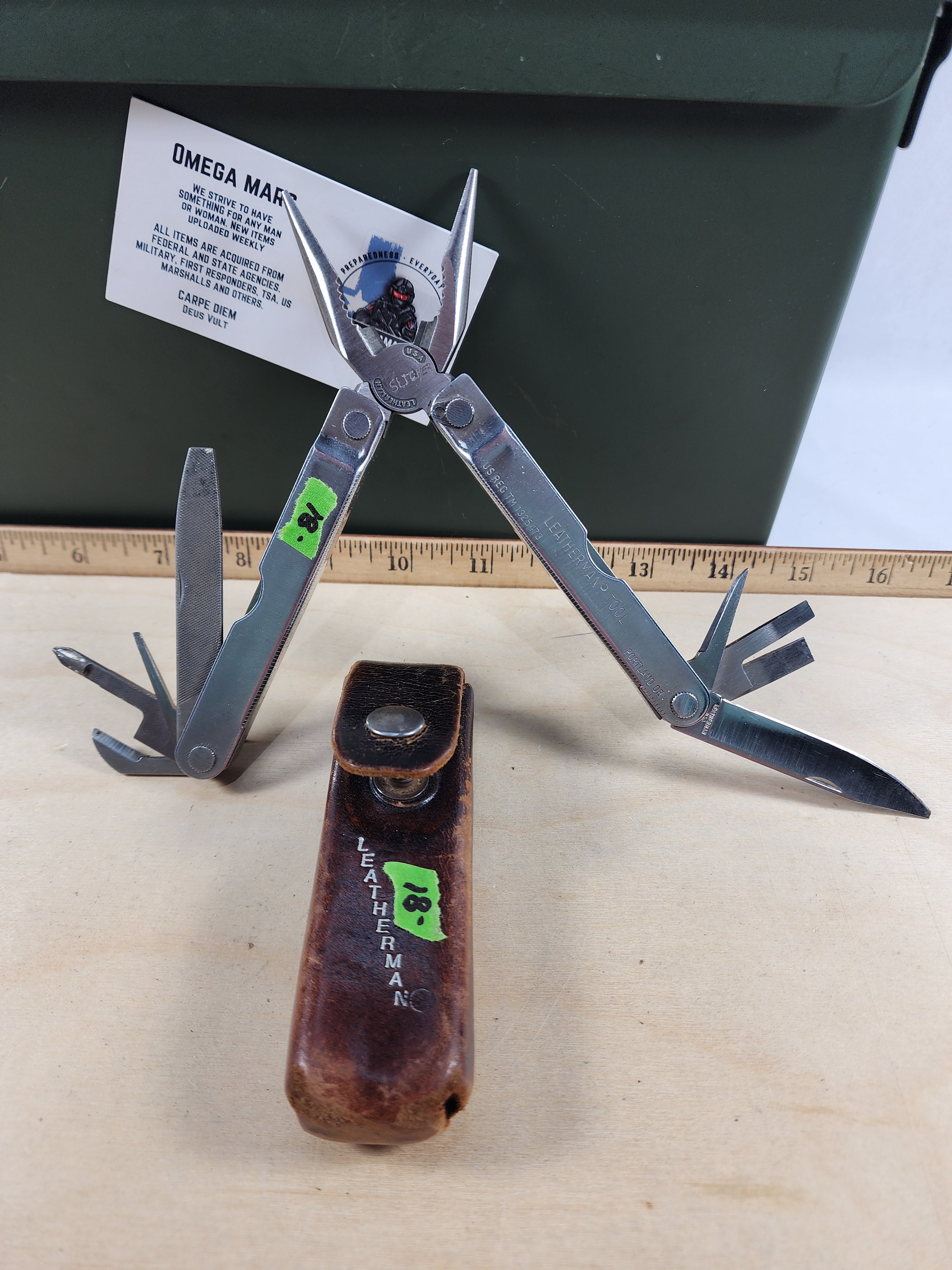 Leatherman PST #-81 Original, light usage, 0894/0994, small screwdriver slightly bent
