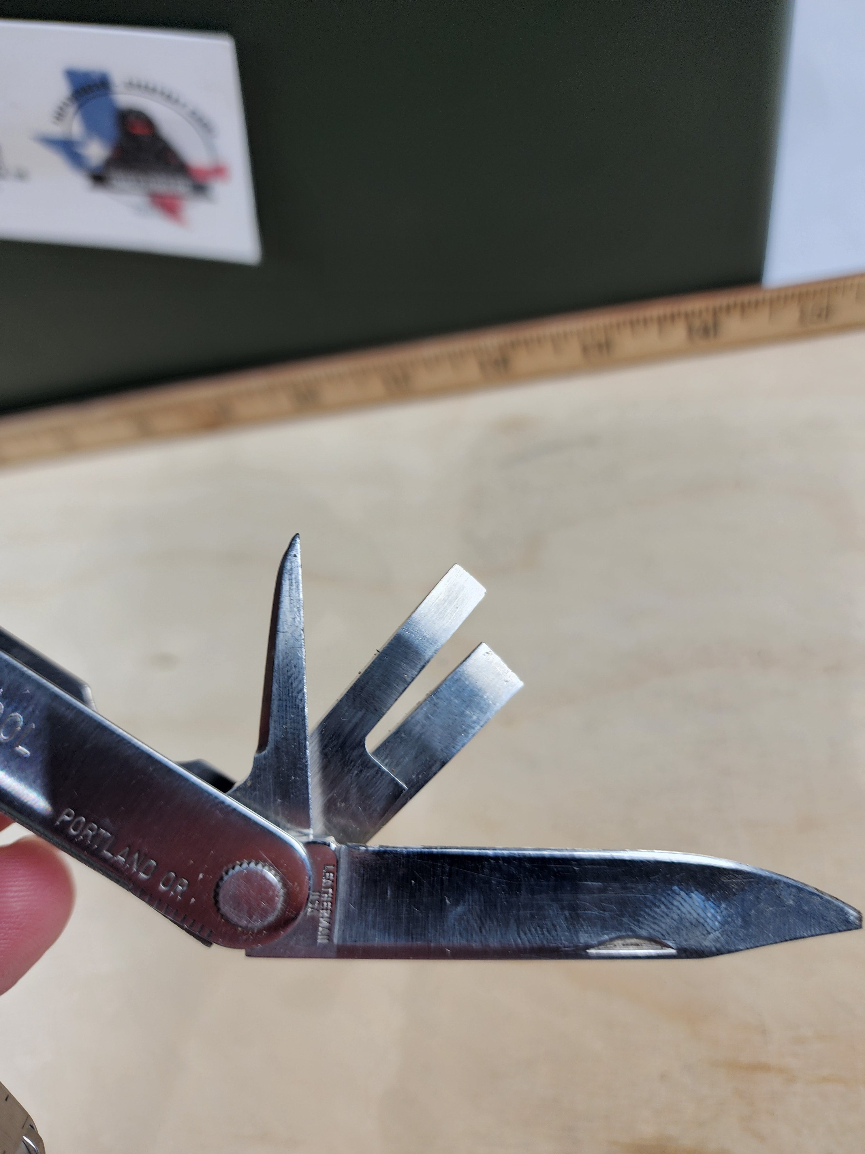 Leatherman PST #-81 Original, light usage, 0894/0994, small screwdriver slightly bent