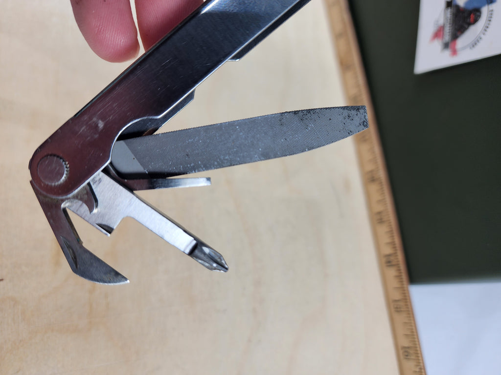 Leatherman PST #-81 Original, light usage, 0894/0994, small screwdriver slightly bent