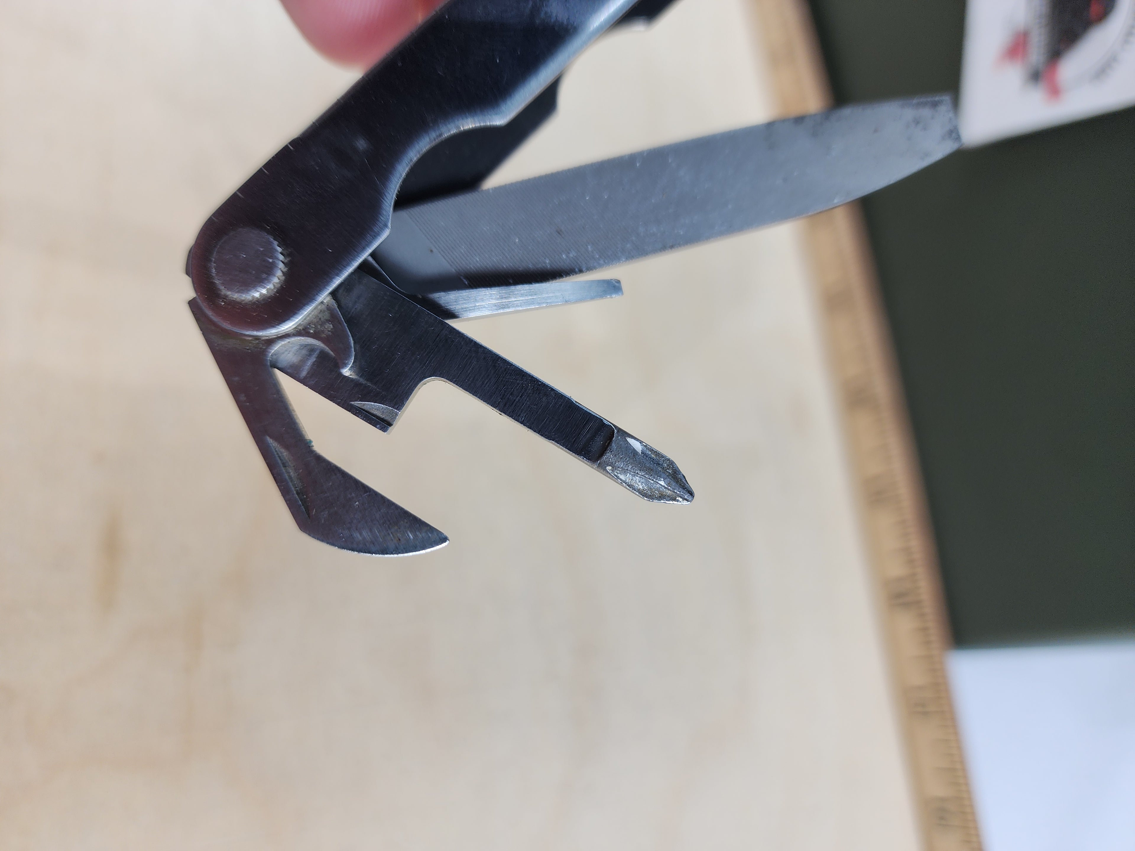 Leatherman PST #-81 Original, light usage, 0894/0994, small screwdriver slightly bent