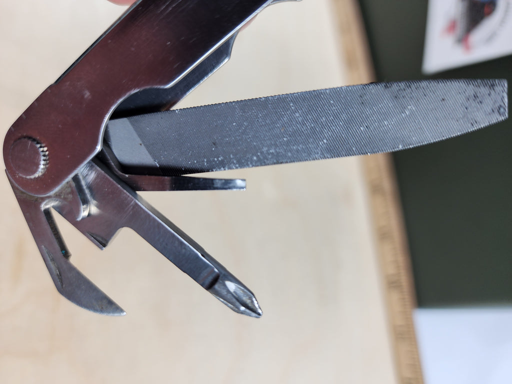 Leatherman PST #-81 Original, light usage, 0894/0994, small screwdriver slightly bent