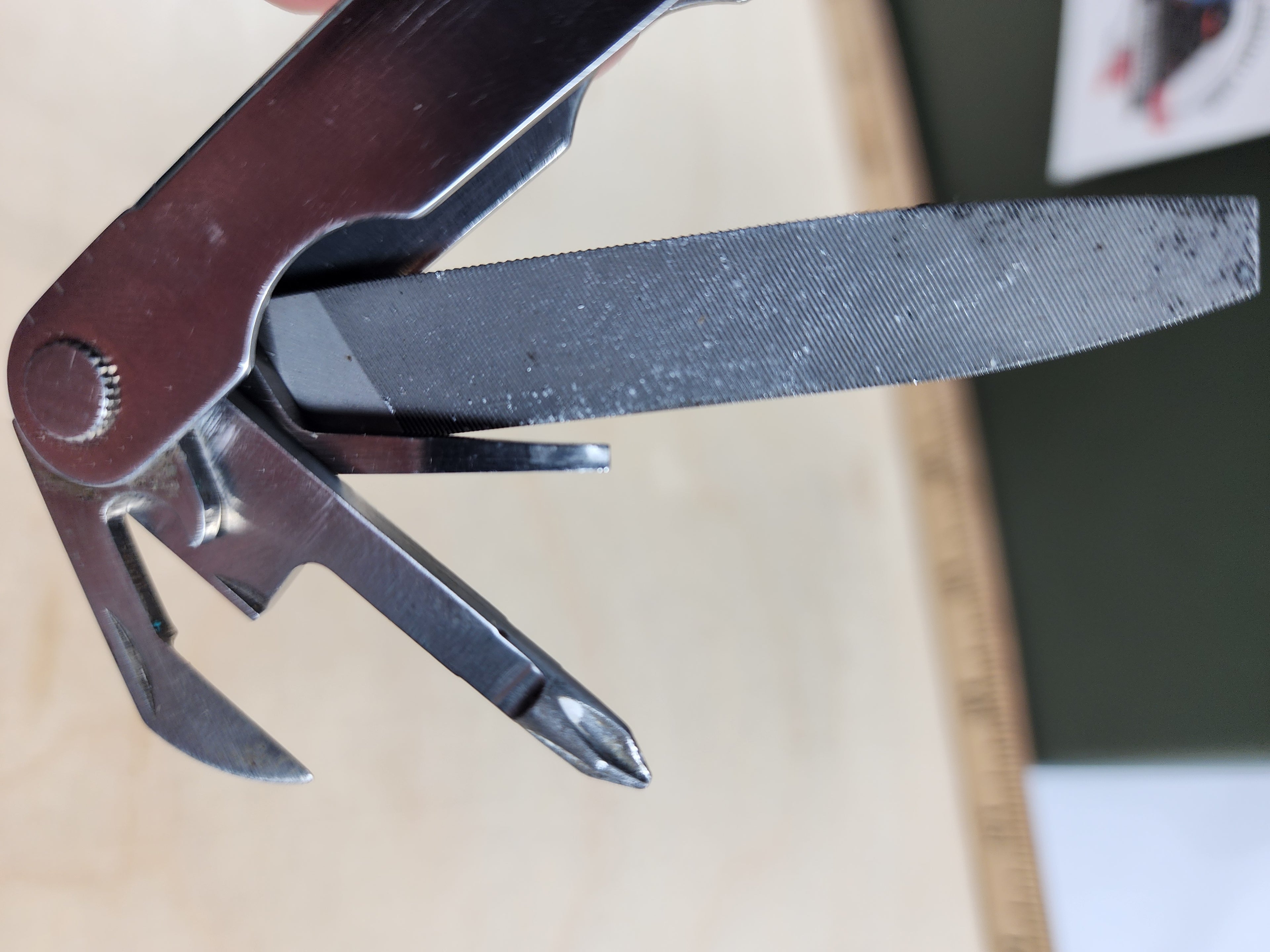 Leatherman PST #-81 Original, light usage, 0894/0994, small screwdriver slightly bent